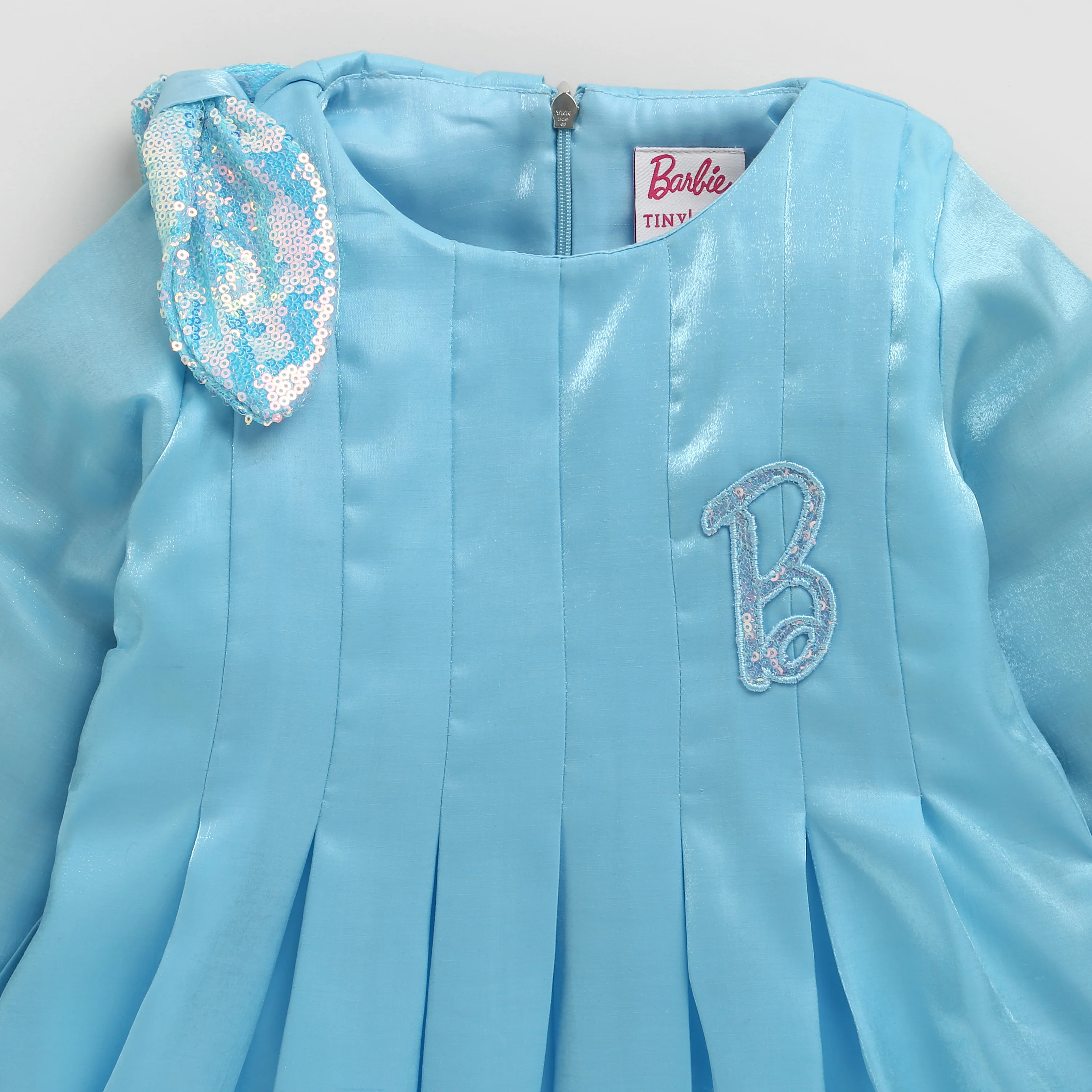 Barbie A-Line Midi Dress Sequin Cuffs BAM1162 - Image 8
