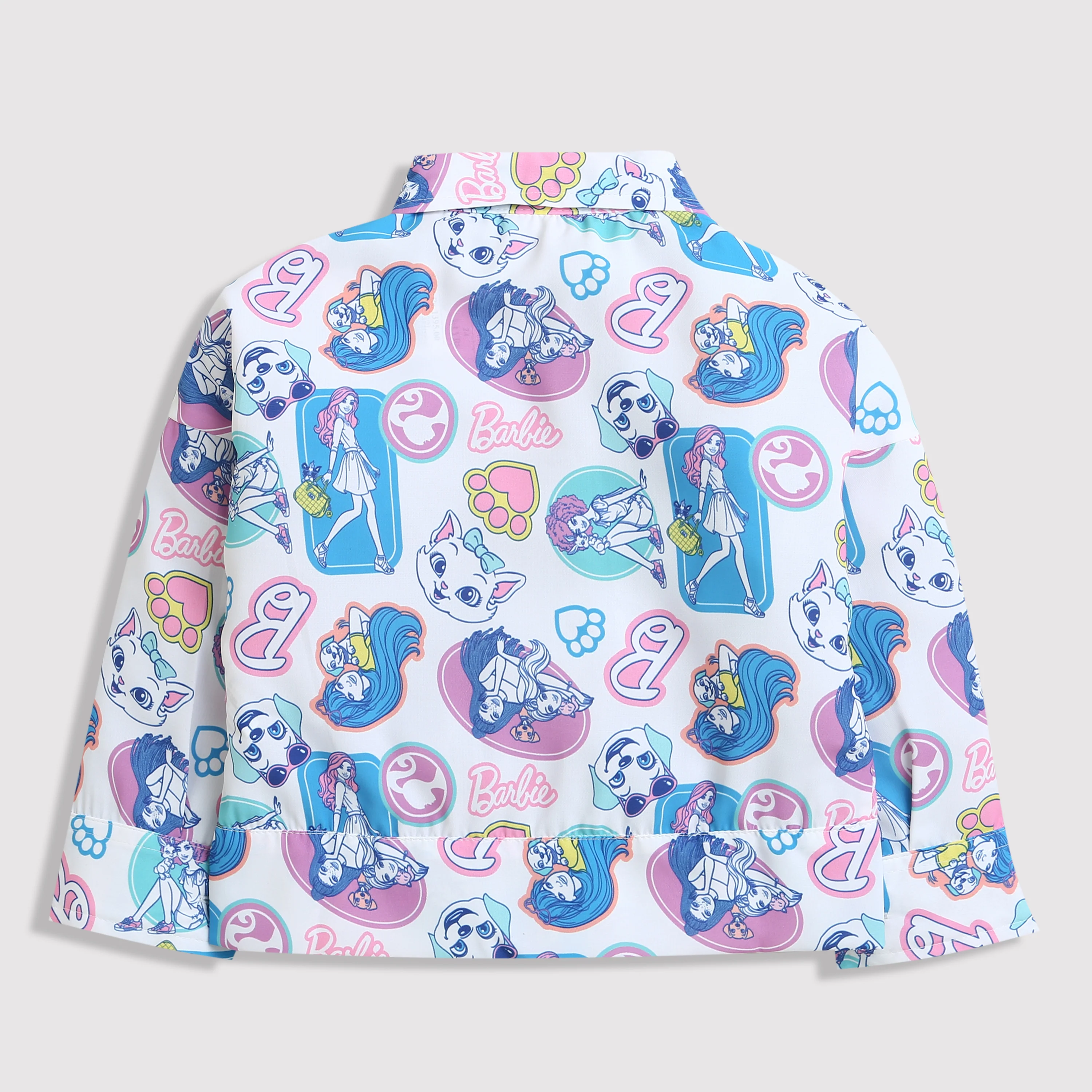 Barbie Blue-Pink Printed Shirt BATP2058 - Image 6