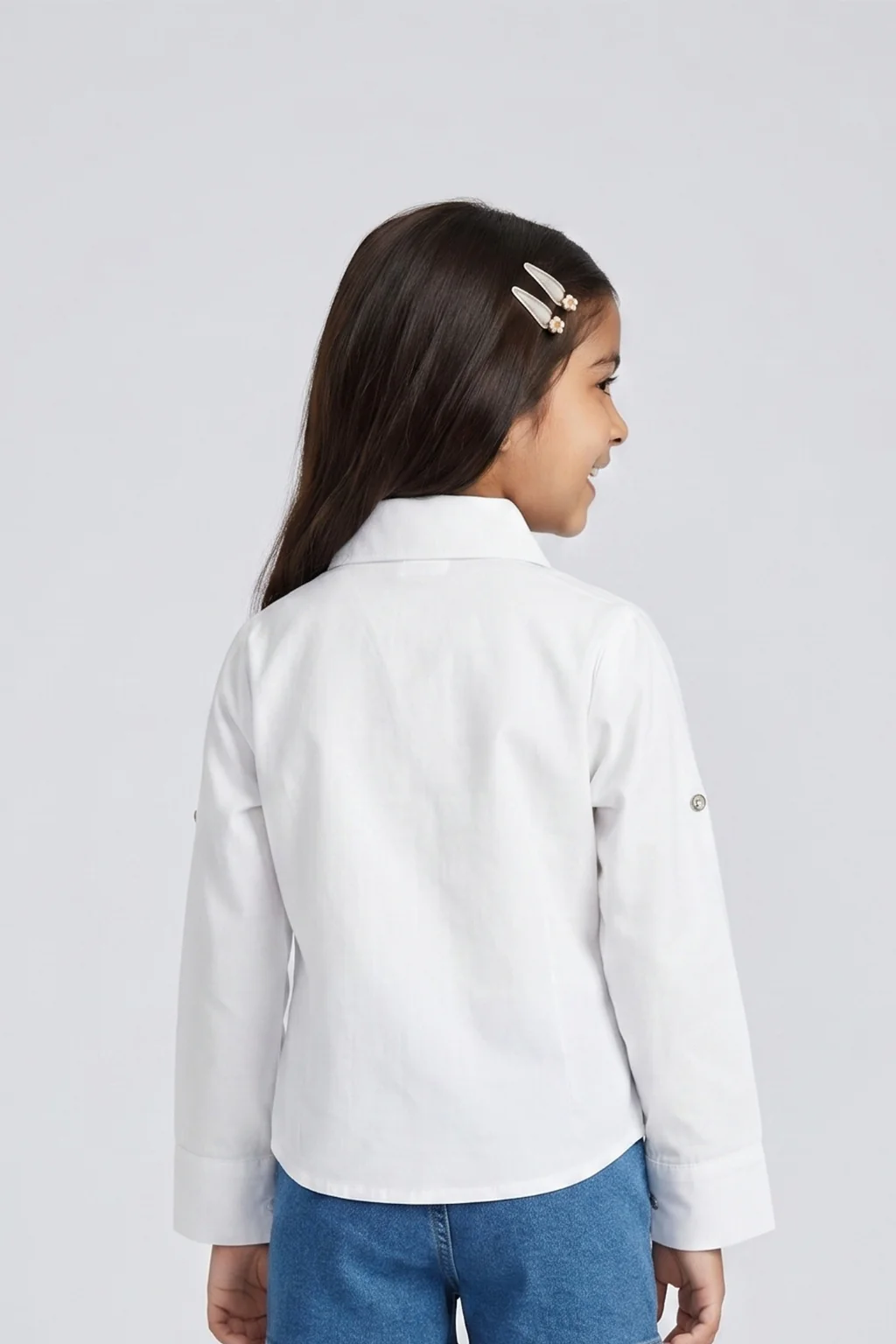 Barbie Button-Down Off-White Full Sleeve Shirt BATP2181 - Image 2