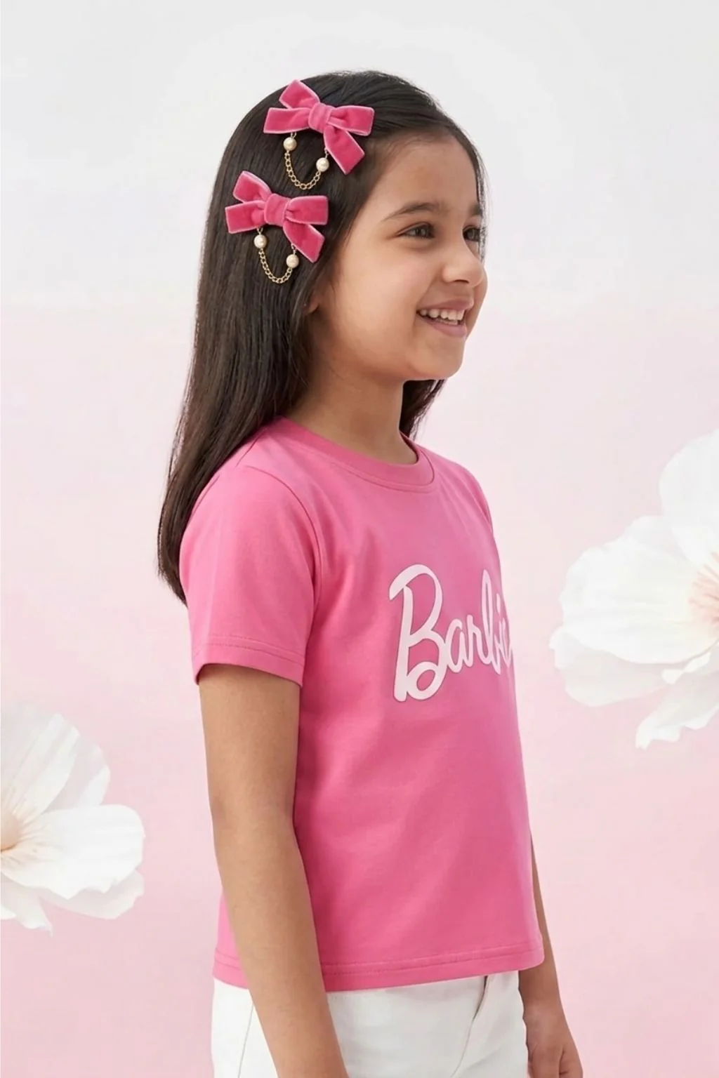 Barbie Classic Pink Logo Tee BATP2124 - Image 3