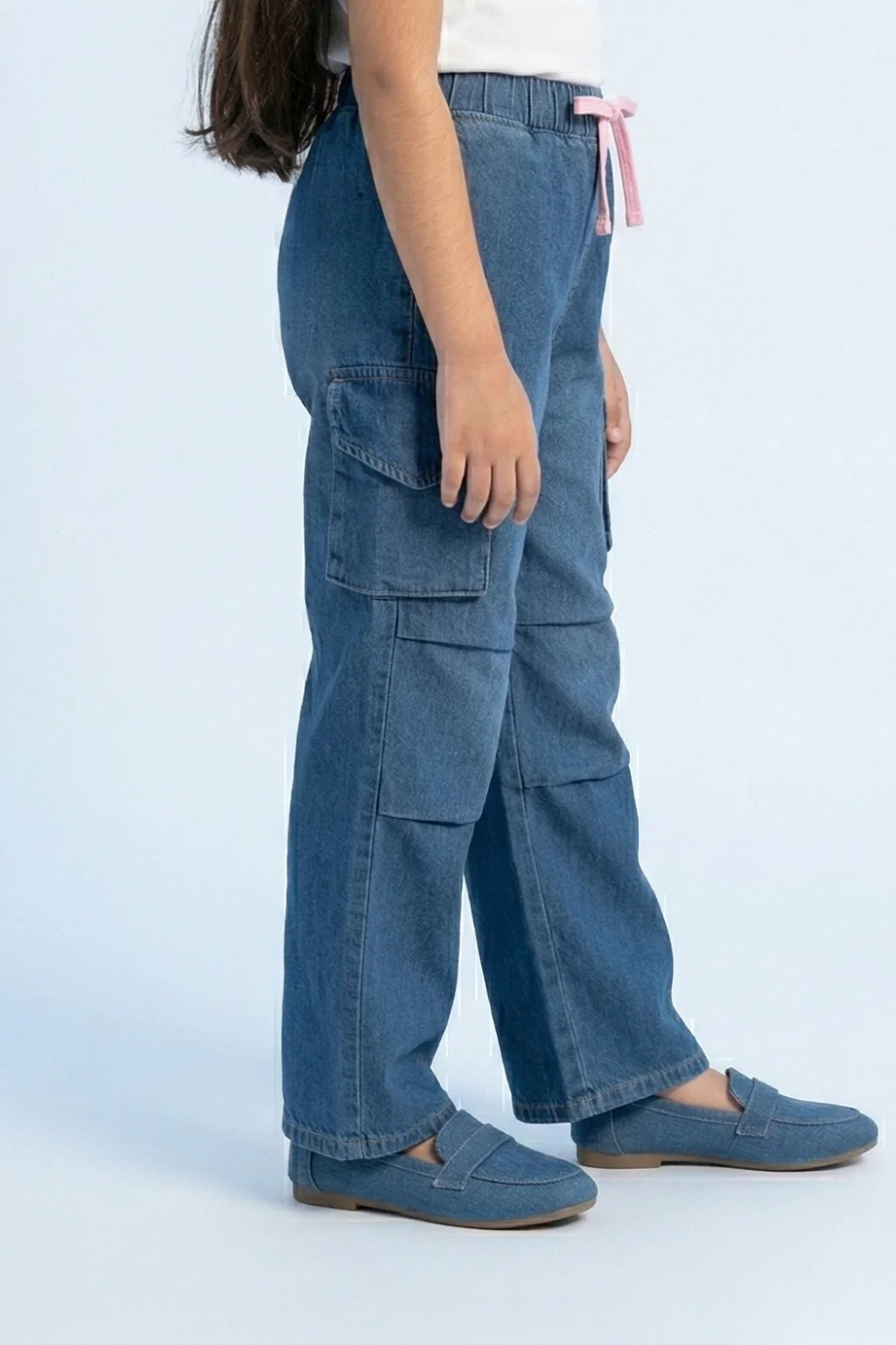 Barbie Dark Blue Cargo Jeans BAP526 - Image 4