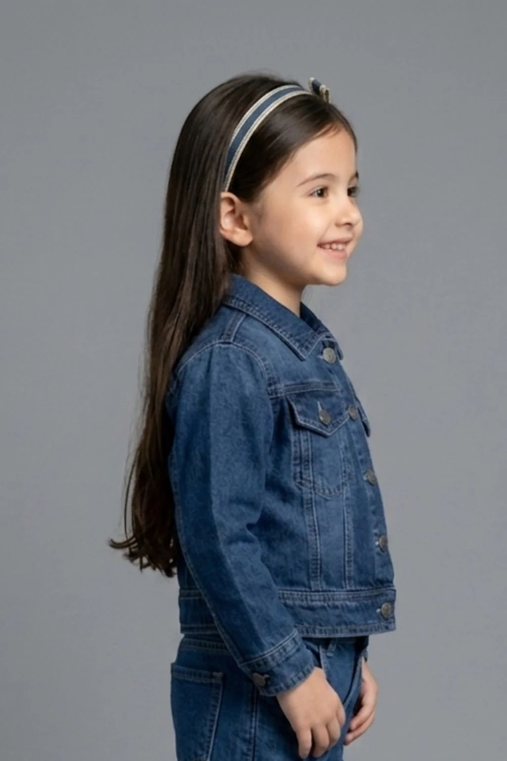 Barbie Dark Blue Classic Denim Jacket BAJ2066 - Image 3