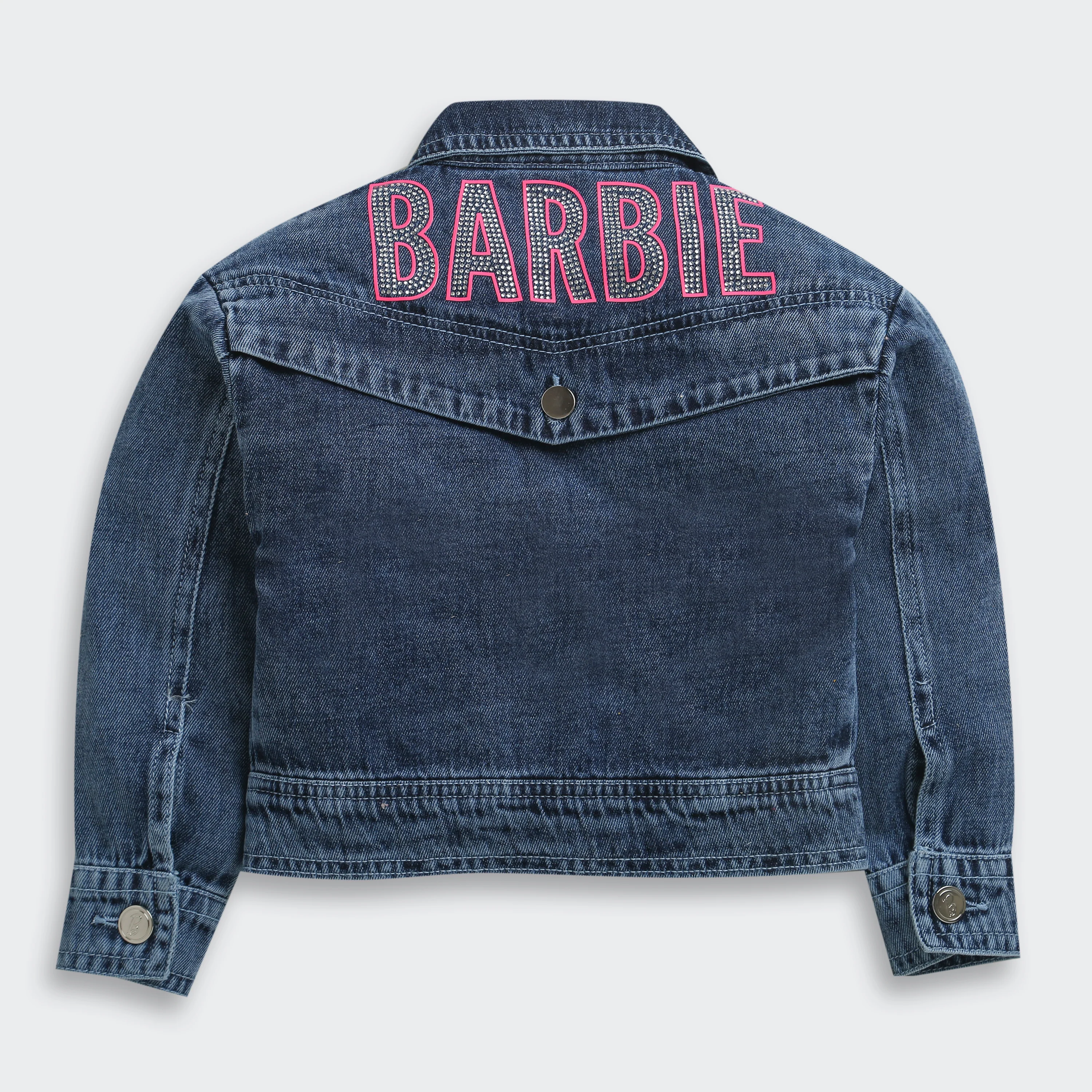 Barbie Dark Blue Classic Denim Jacket BAJ2066 - Image 6