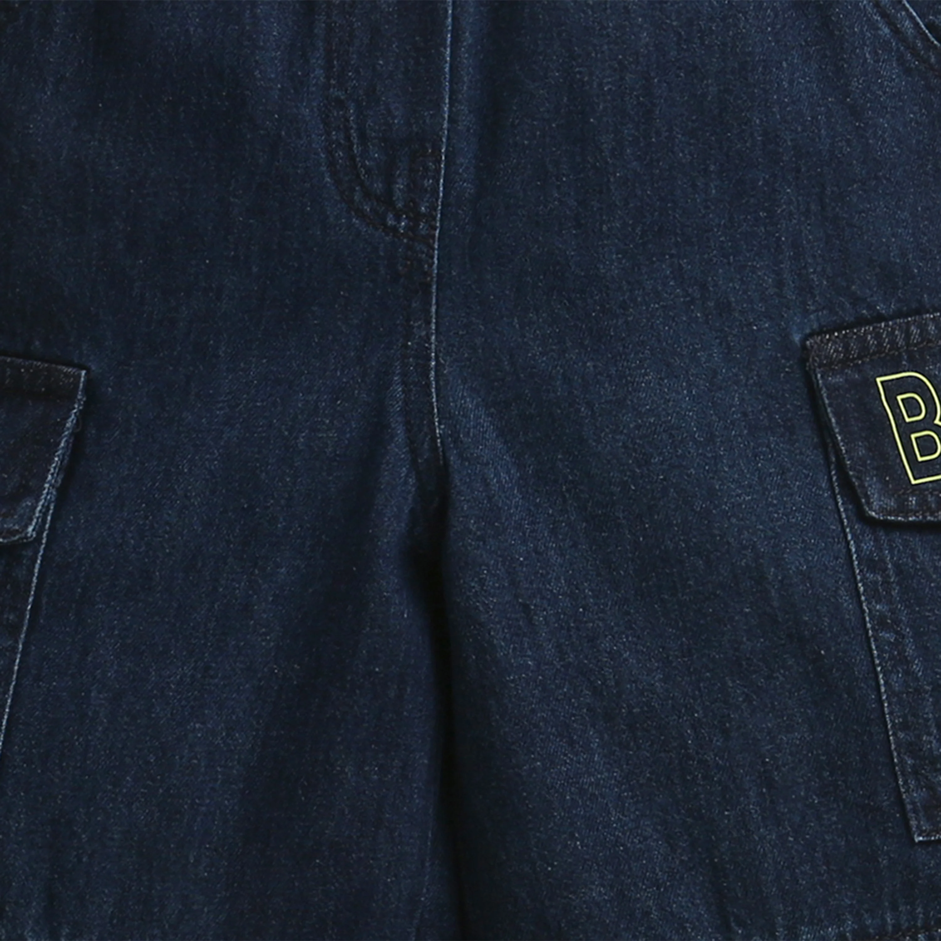Barbie Dark Blue Wide-Leg Denim Cargo Pants BAP555 - Image 7