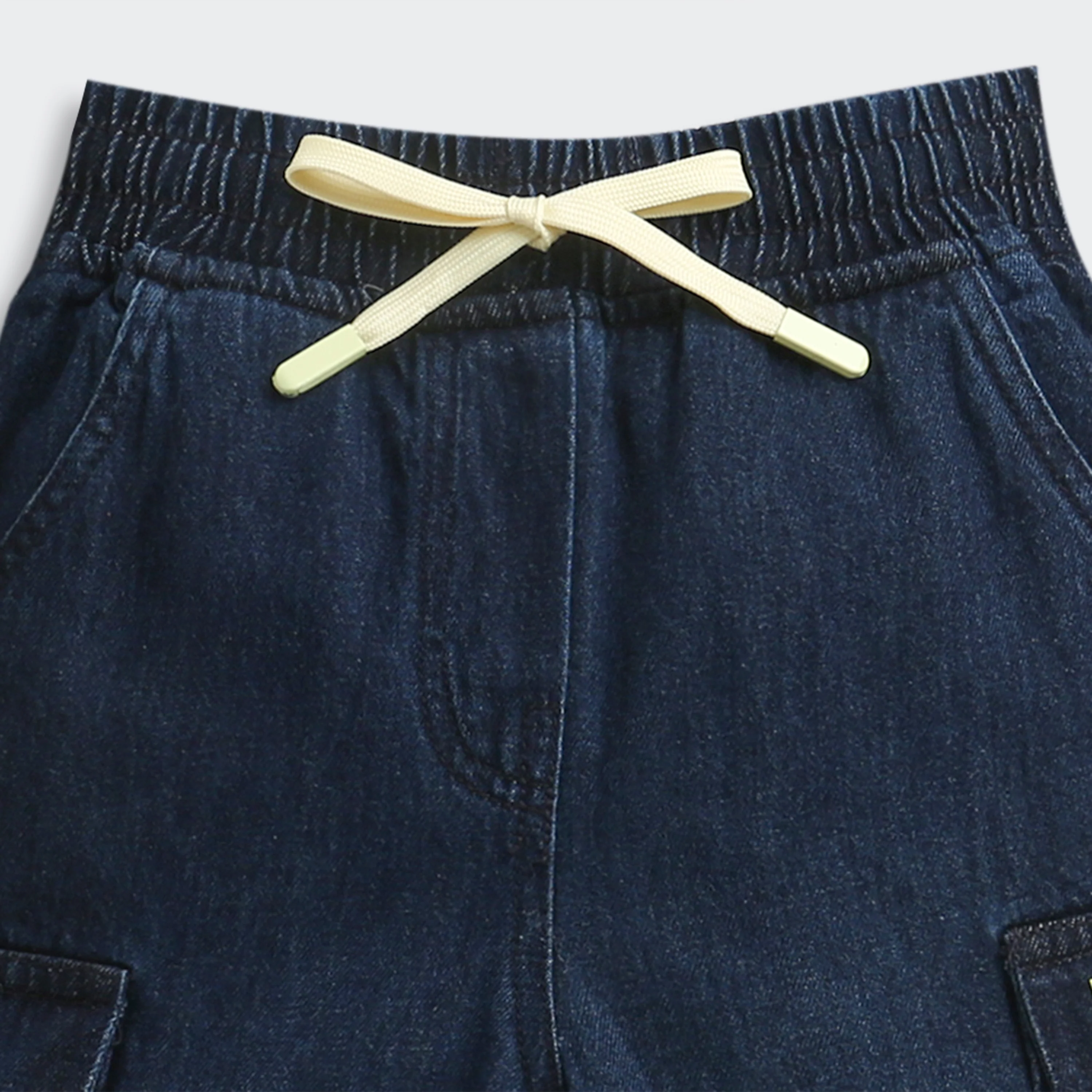 Barbie Dark Blue Wide-Leg Denim Cargo Pants BAP555 - Image 8