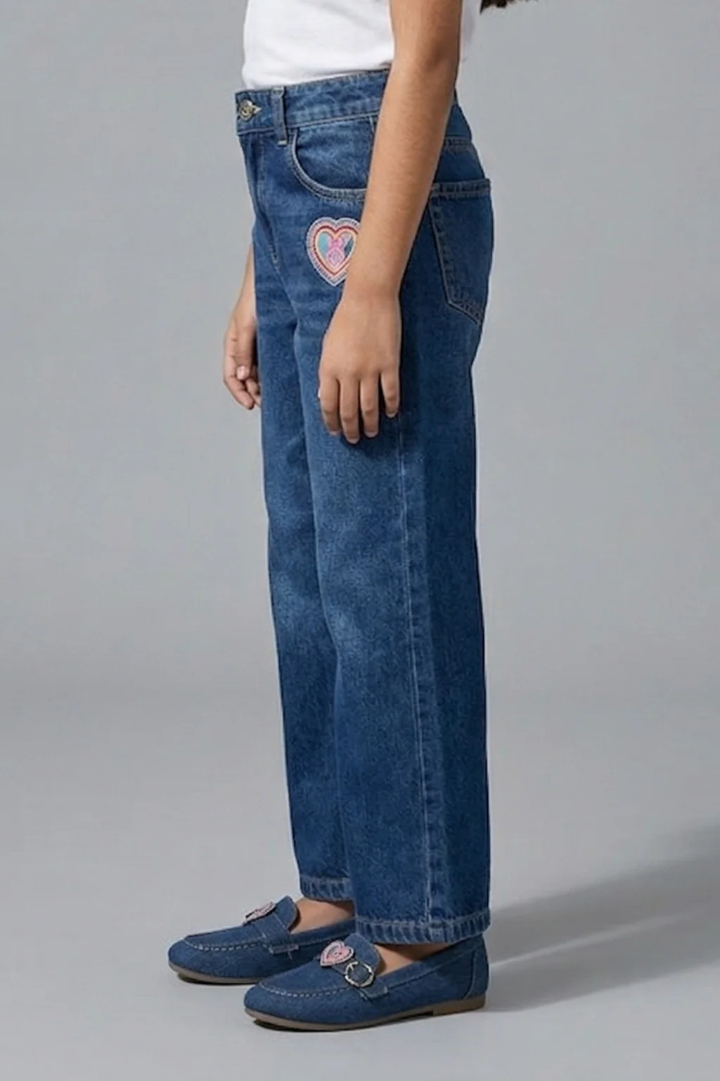 Barbie Dark Blue Wide Leg Jeans BAP588 - Image 4