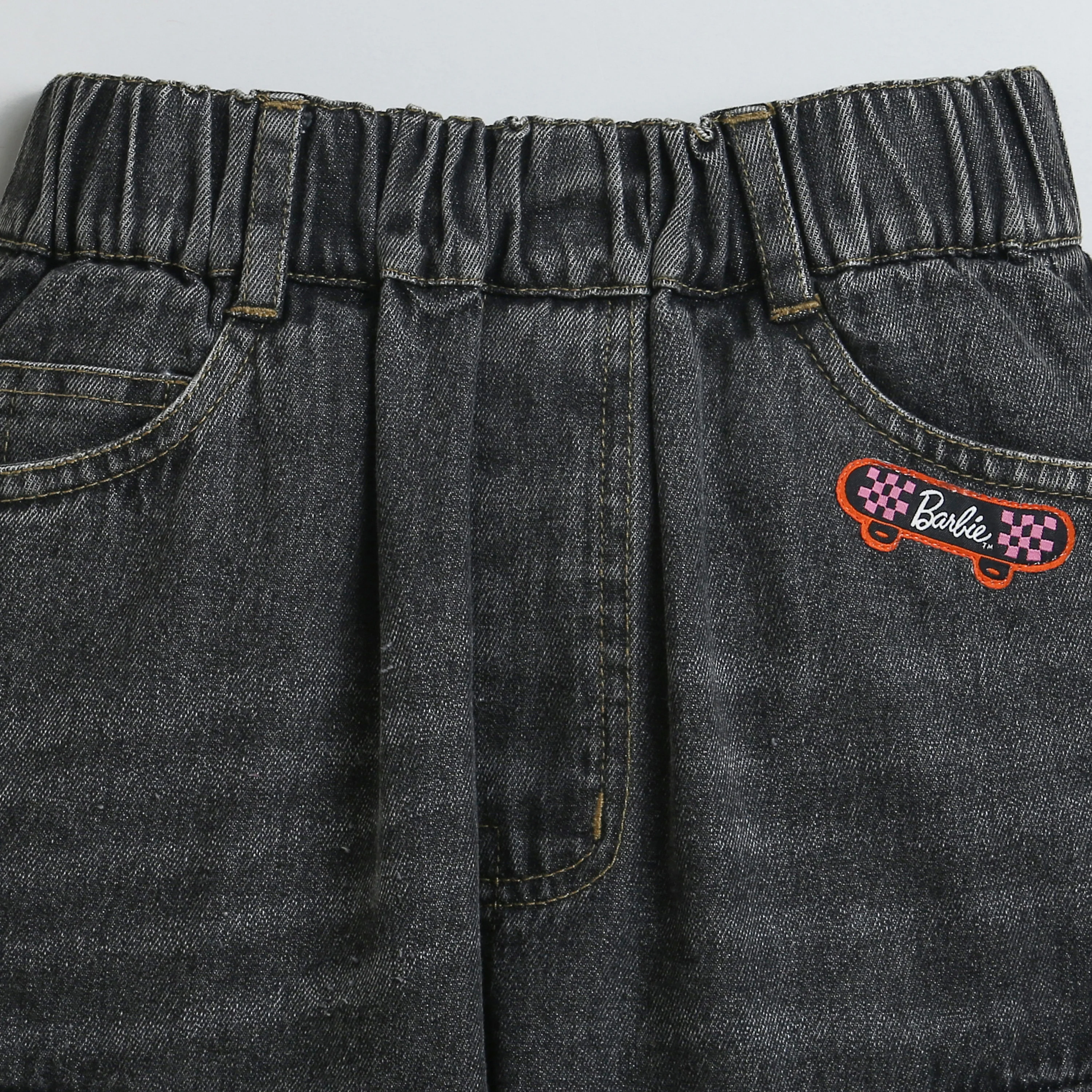 Barbie Denim Cargo Pant Regular Fit BAP521 - Image 7