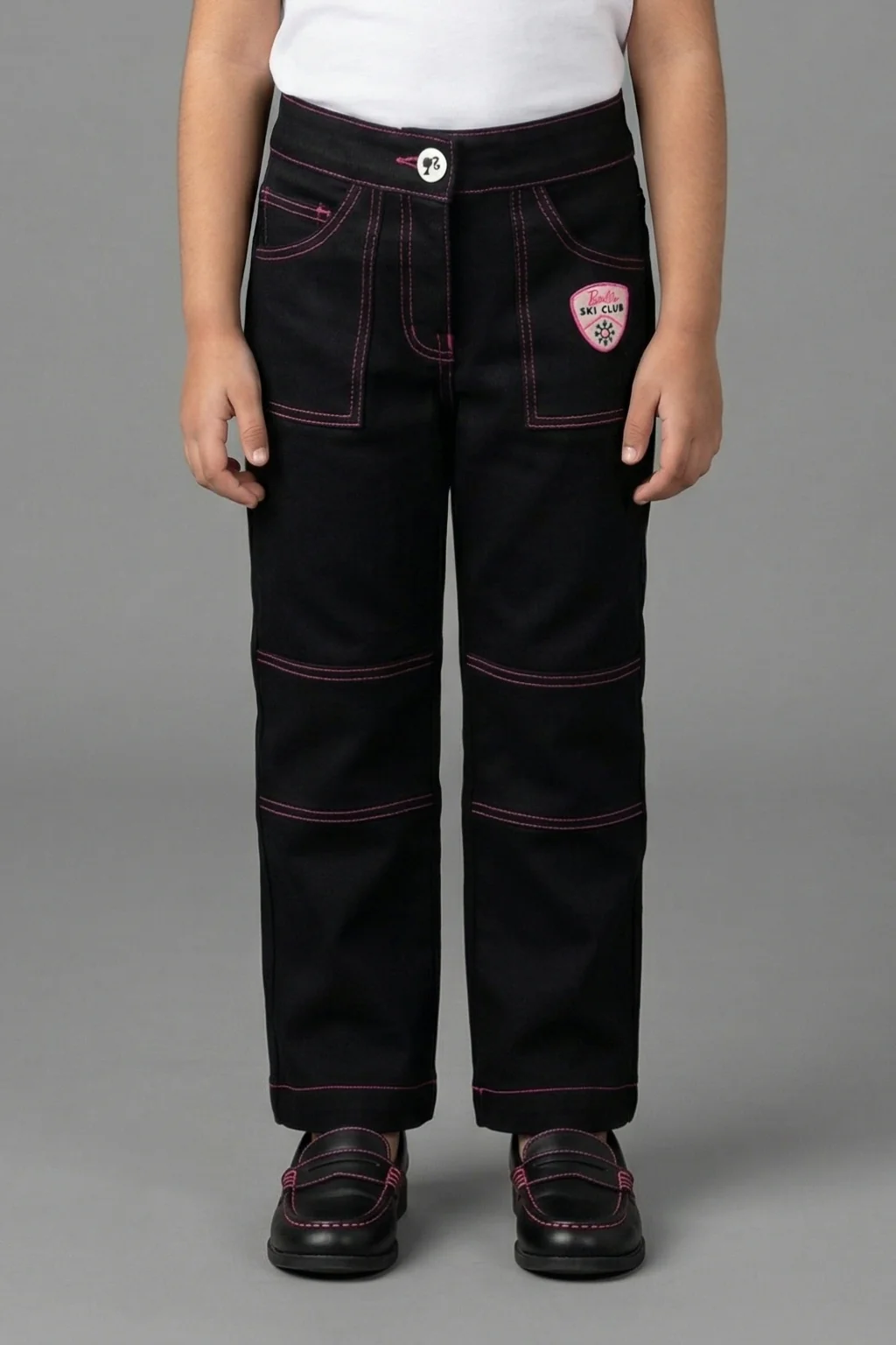 Barbie Denim Jeans With Red Stitching BAP522