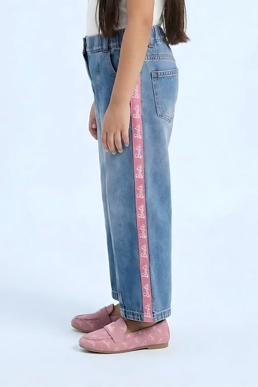Barbie Denim Side Tape Jeans BAP544 - Image 4