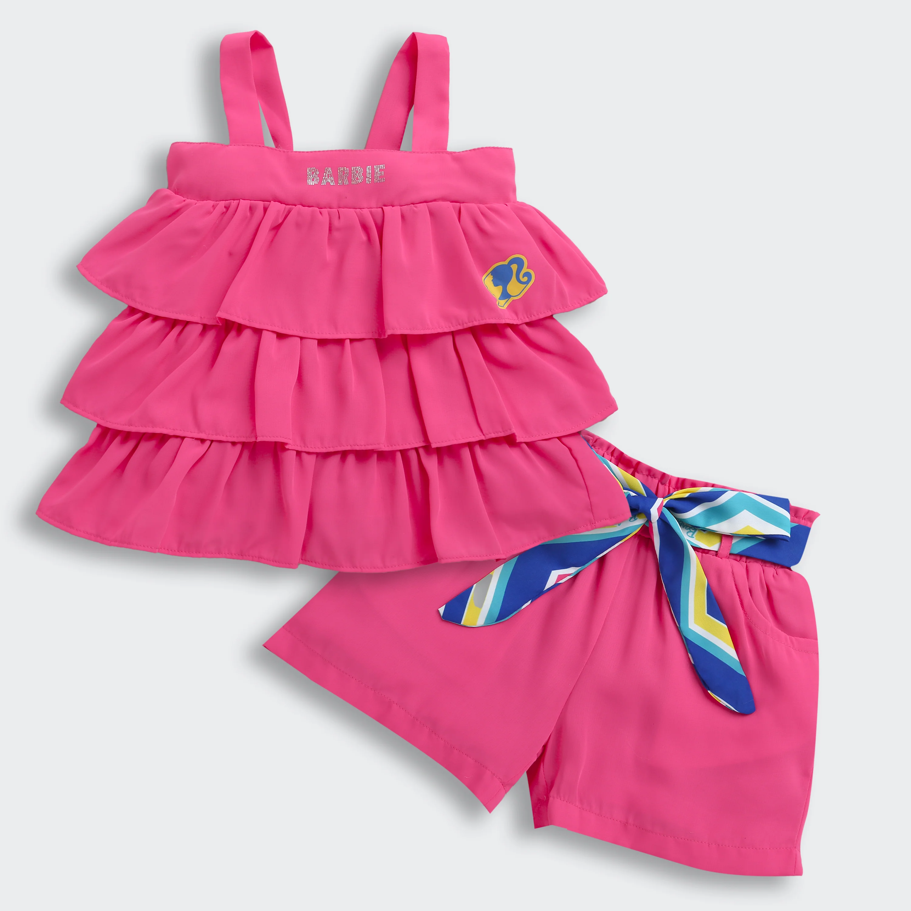 Barbie Ruffle Top & Shorts Set BASET308 - Image 5