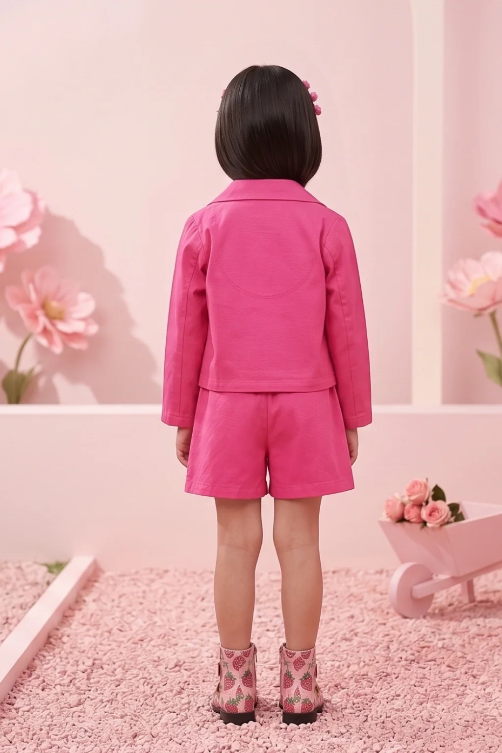 Barbie Hot Pink Blazer & Skirt Set BASET414 - Image 2