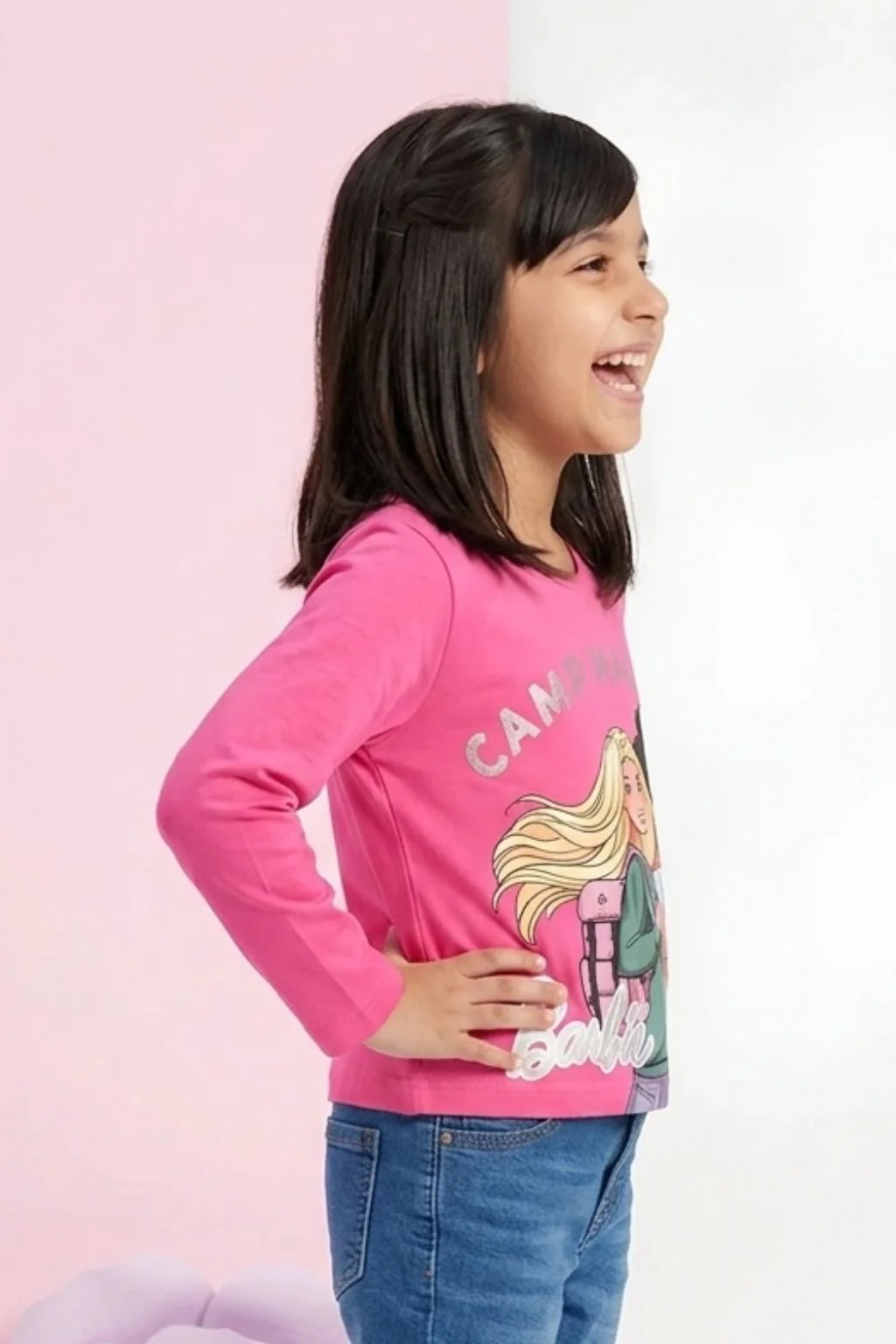 Barbie Hot Pink Friends Full Sleeve Tee BATP2143 - Image 3