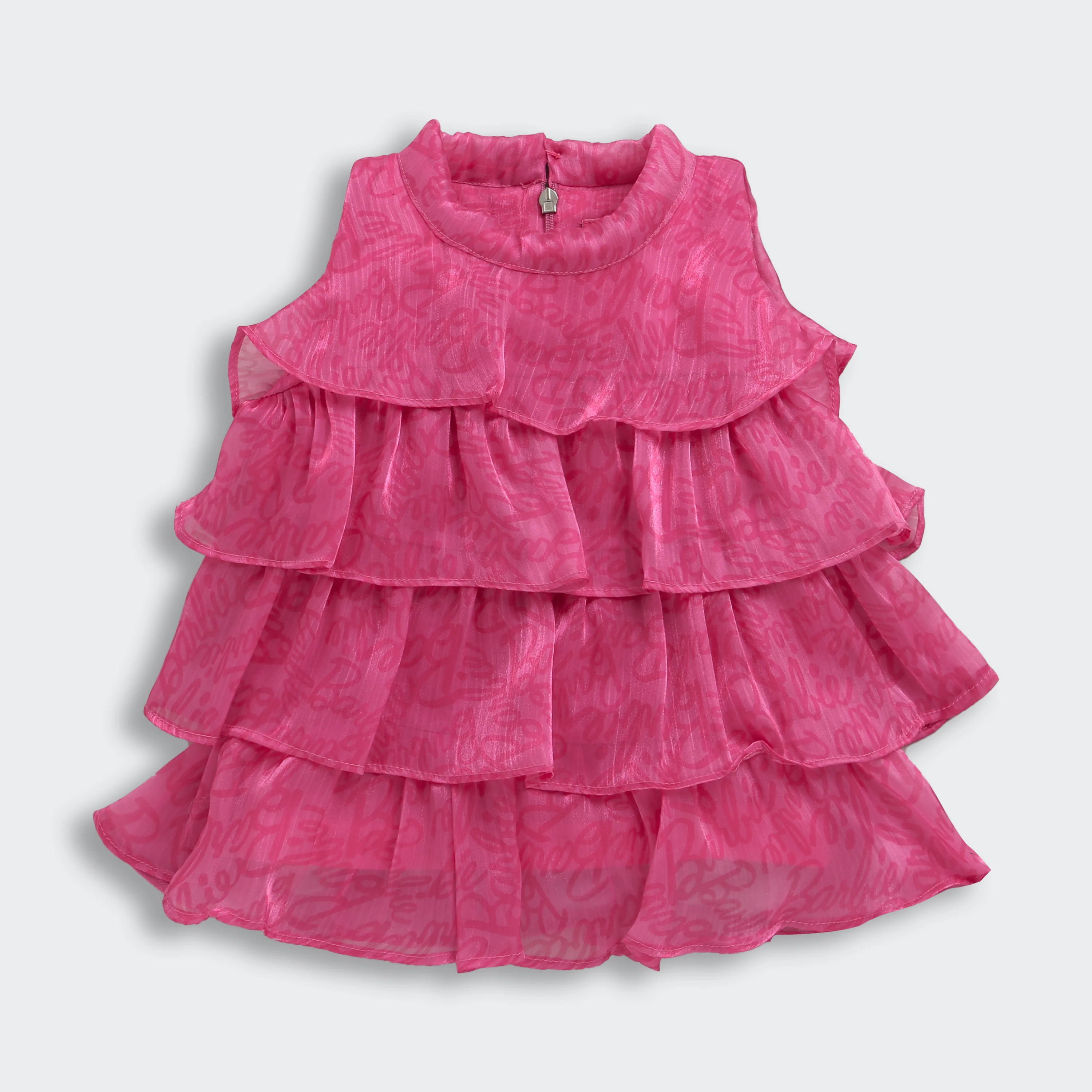 Barbie Hot Pink Ruffle Layer Dress BATP2013 - Image 2