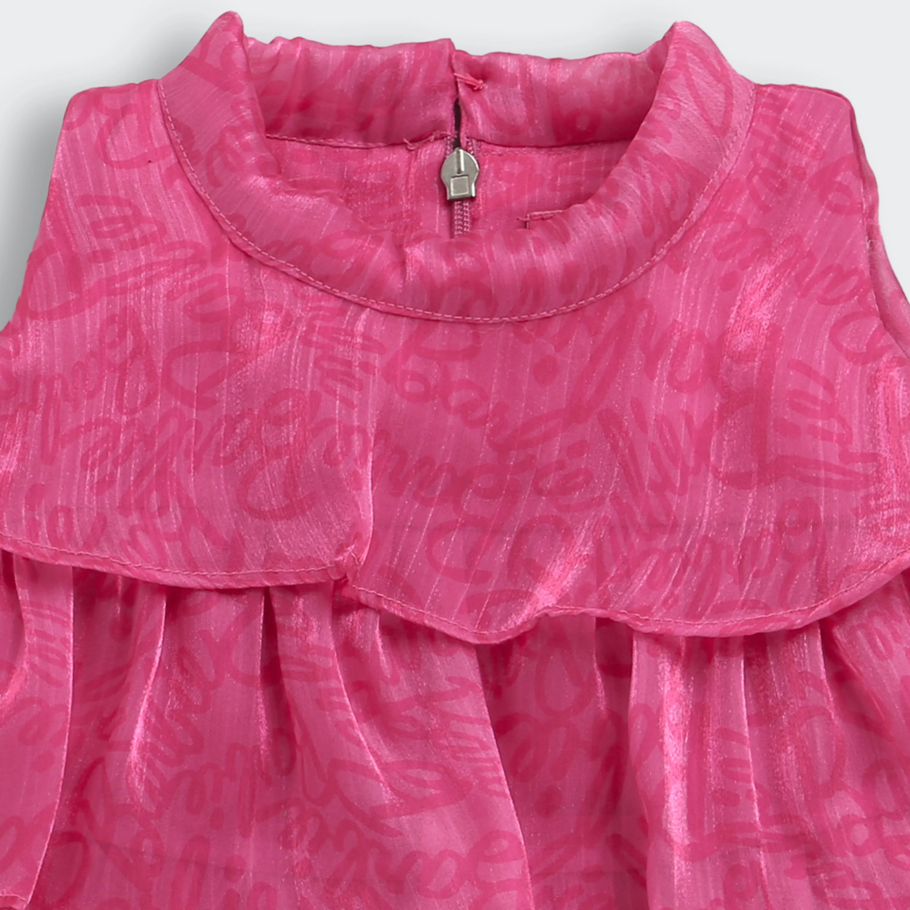 Barbie Hot Pink Ruffle Layer Dress BATP2013 - Image 5