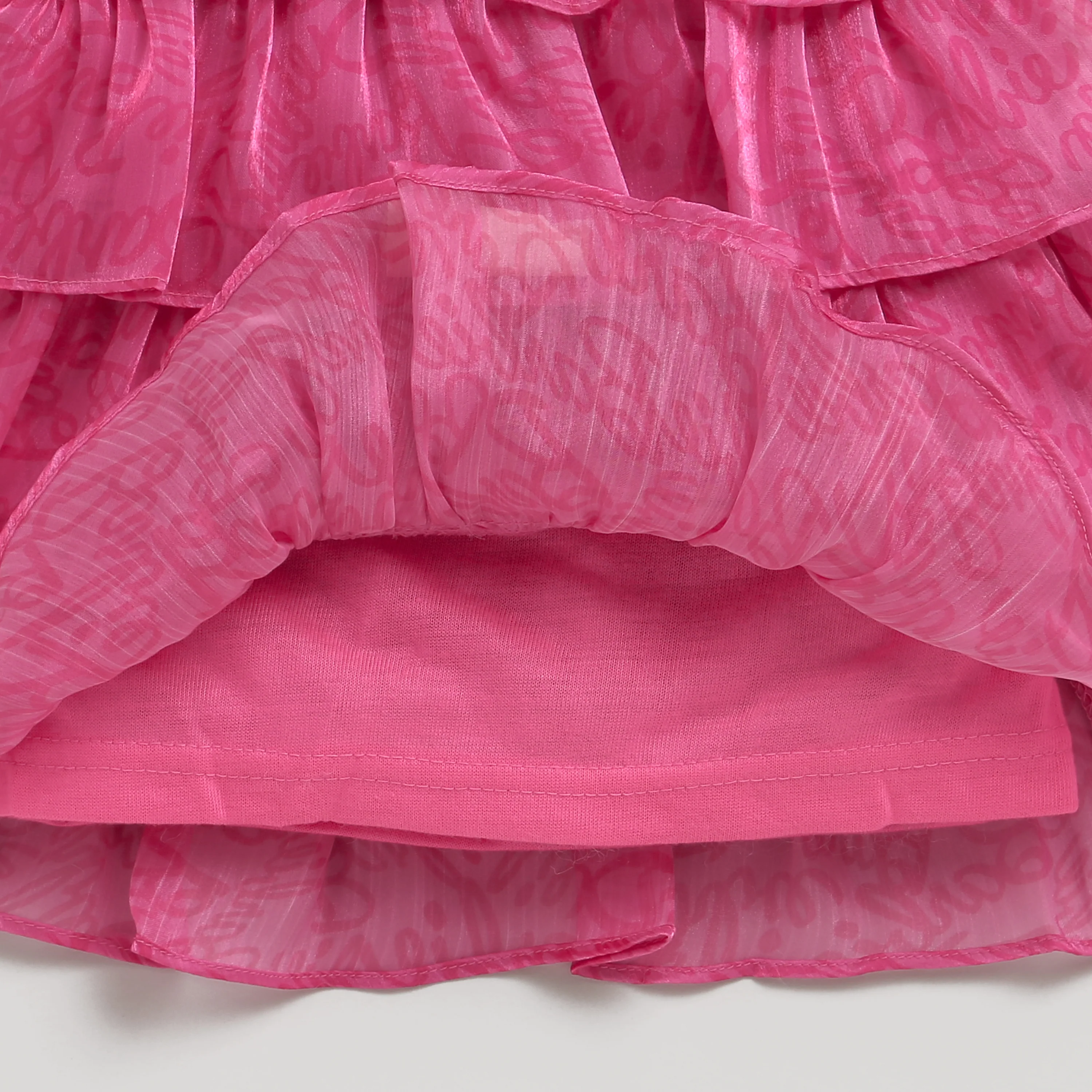 Barbie Hot Pink Ruffle Layer Dress BATP2013 - Image 6