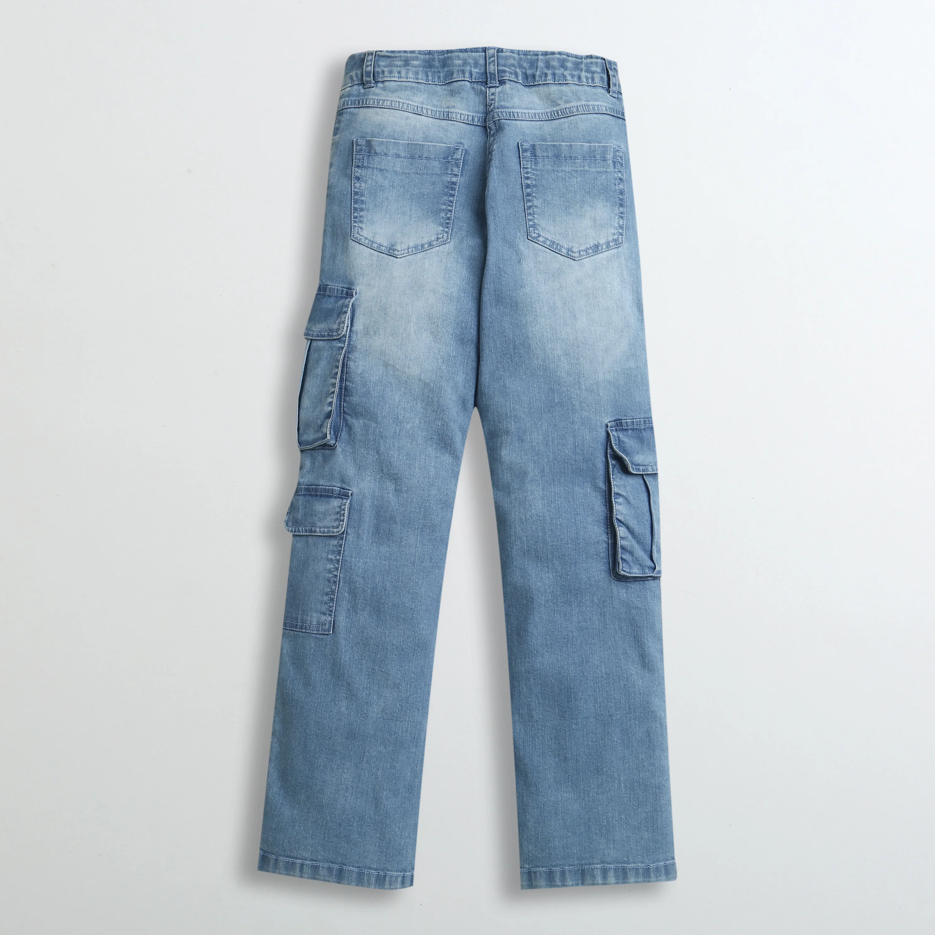 Barbie Light Blue Cargo Denim Pant BAP501 - Image 6