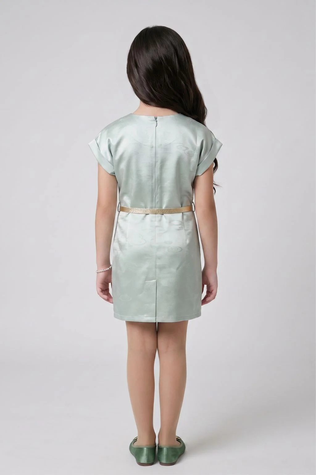Barbie Light Blue Embellished Dress BAM1291 - Image 2