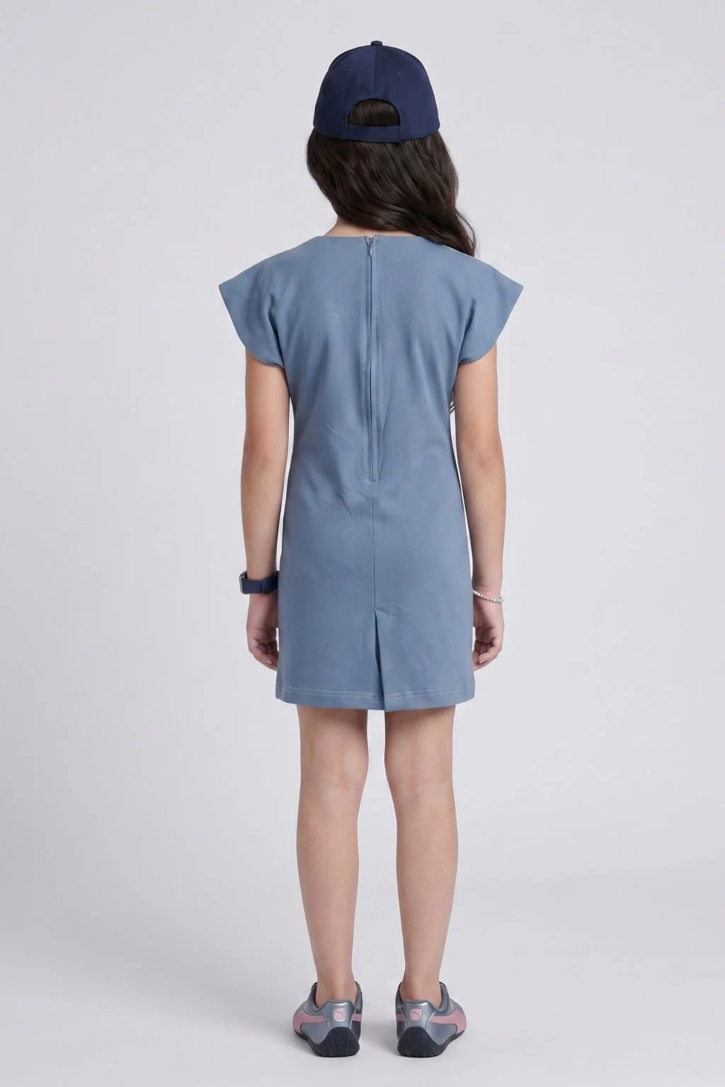 Barbie Light Blue Printed Dress BAM1310 - Image 2