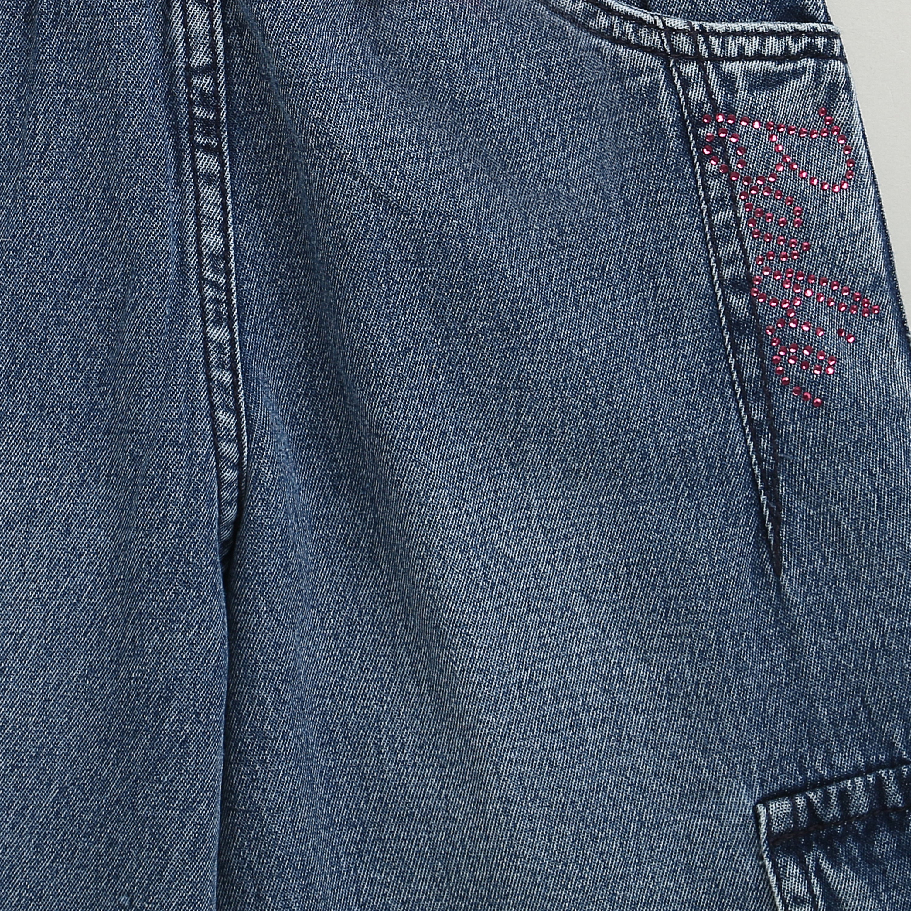 Barbie Light Wash Cargo Jeans BAP546 - Image 7