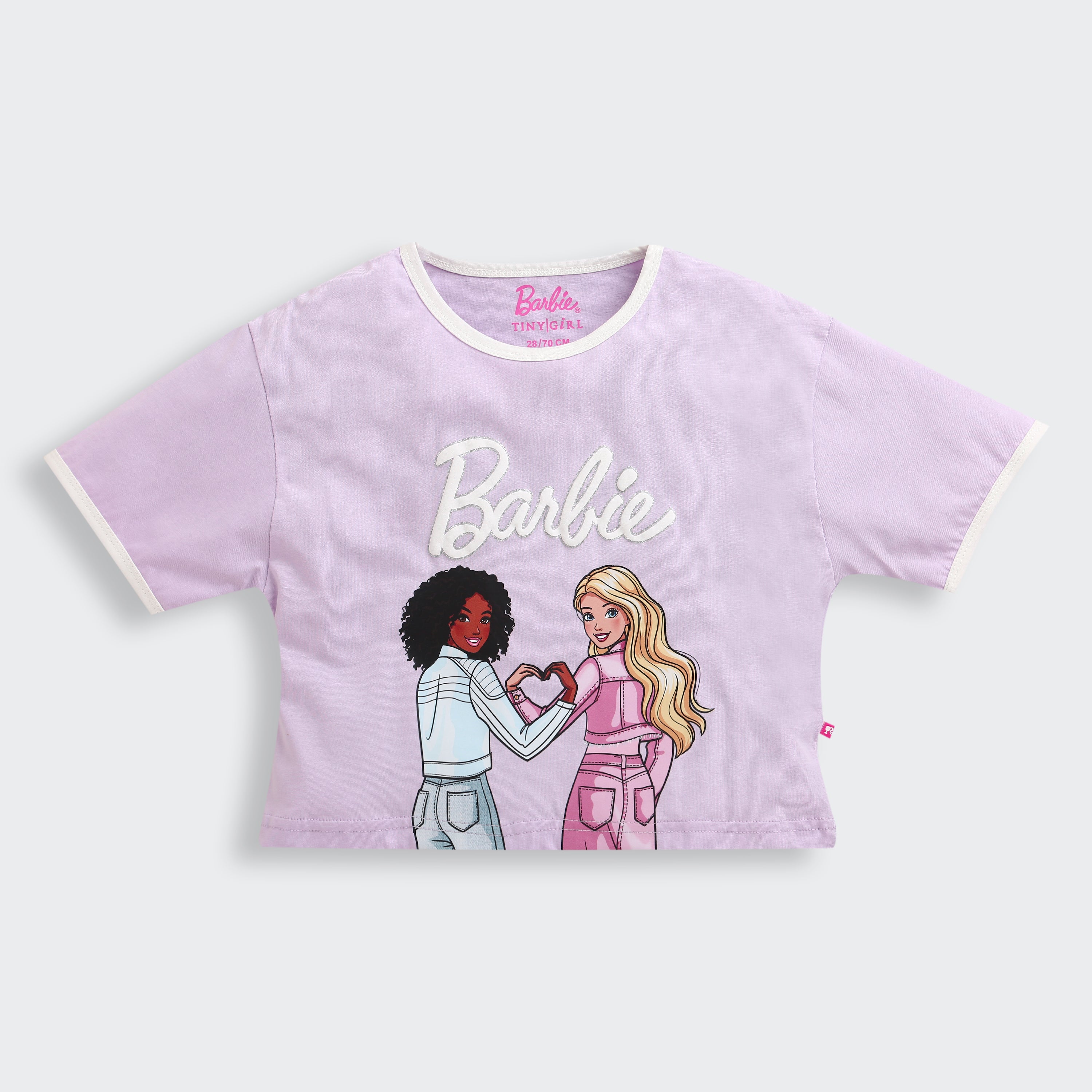 Barbie Lilac Friends Crop Tee BATP2107 - Image 5
