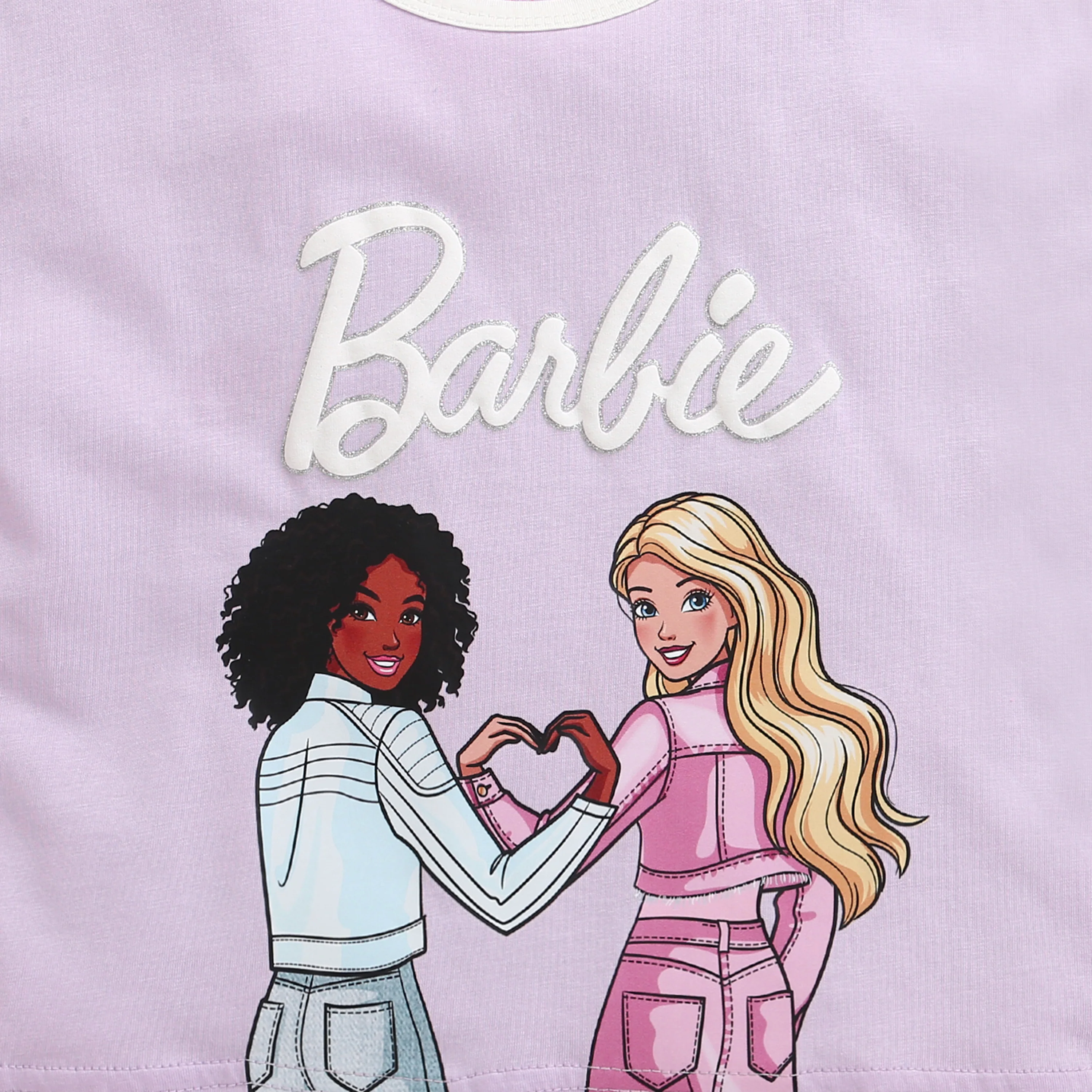 Barbie Lilac Friends Crop Tee BATP2107 - Image 8
