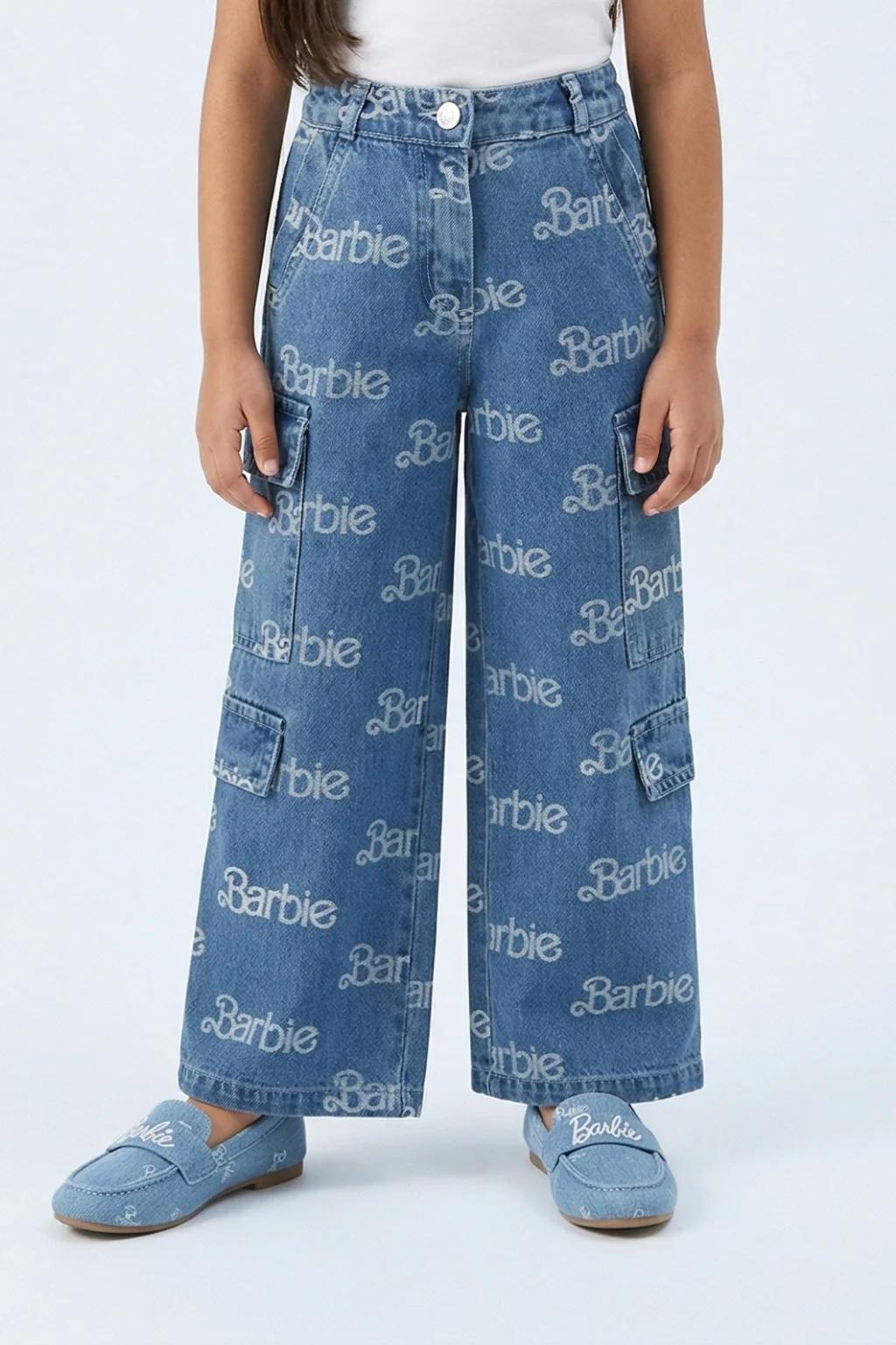 Barbie Logo Print Jeans BAP527