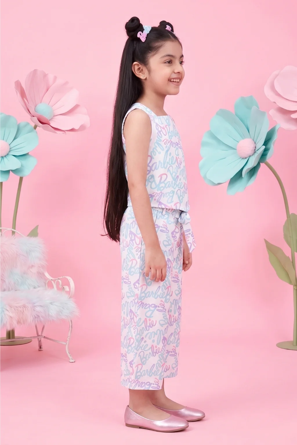 Barbie Pastel Printed Jumpsuit BASET377 - Image 3