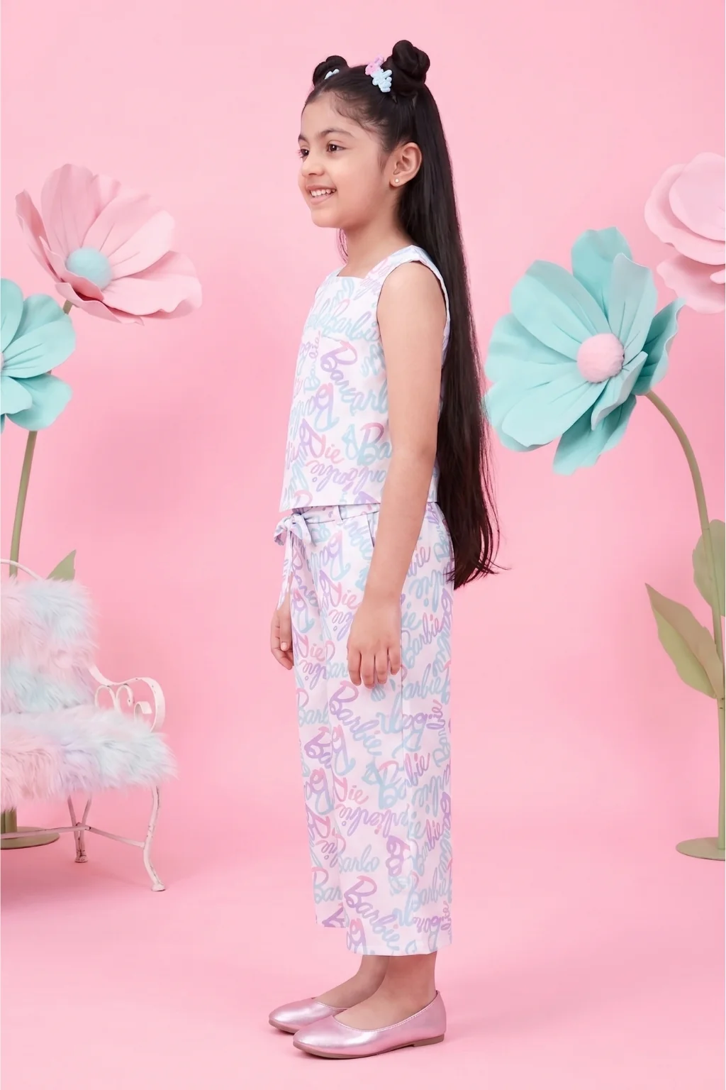 Barbie Pastel Printed Jumpsuit BASET377 - Image 4