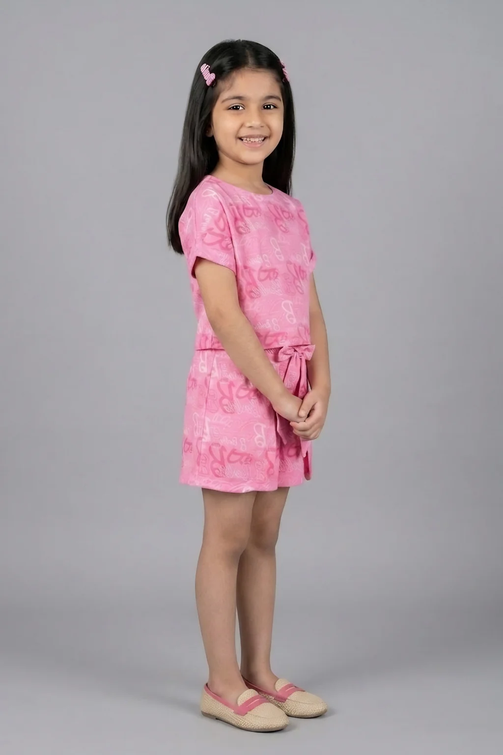 Barbie Pink Abstract Co-ord Set BASET375 - Image 4
