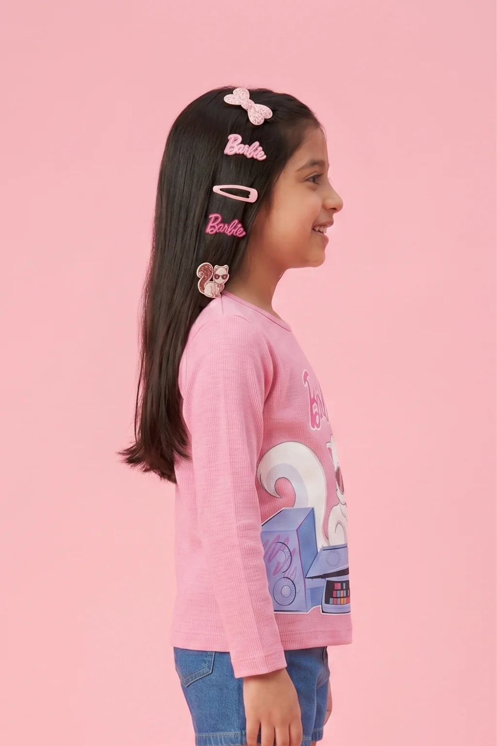 Barbie Pink Graphic T-Shirt BATP2162 - Image 3
