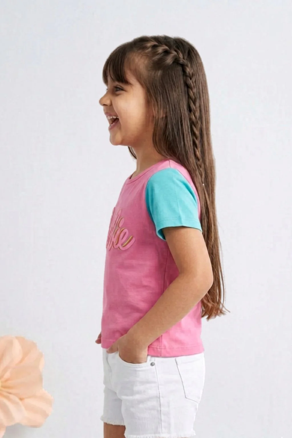 Barbie Pink Logo T-Shirt BATP2003 - Image 3