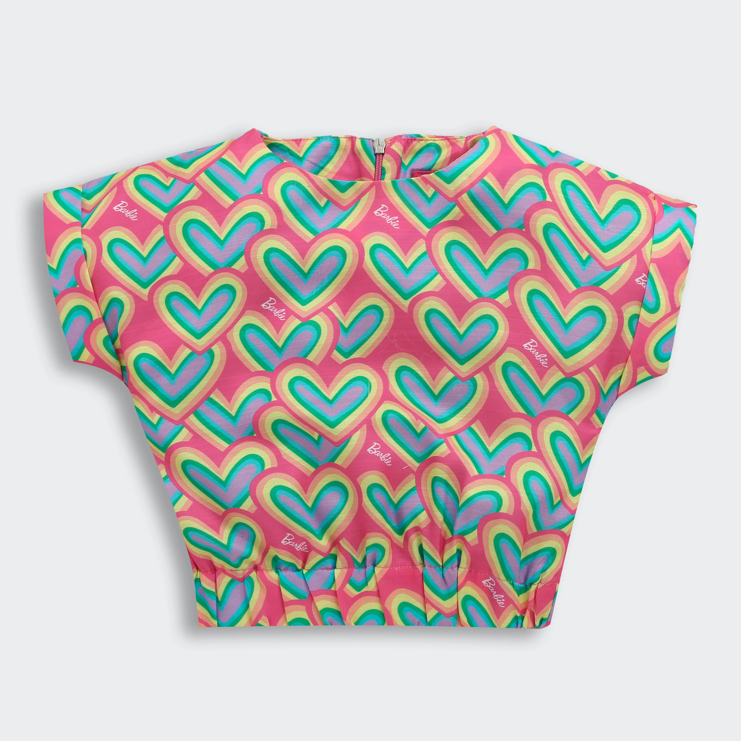 Barbie Rainbow Heart Print Top BATP2029 - Image 8