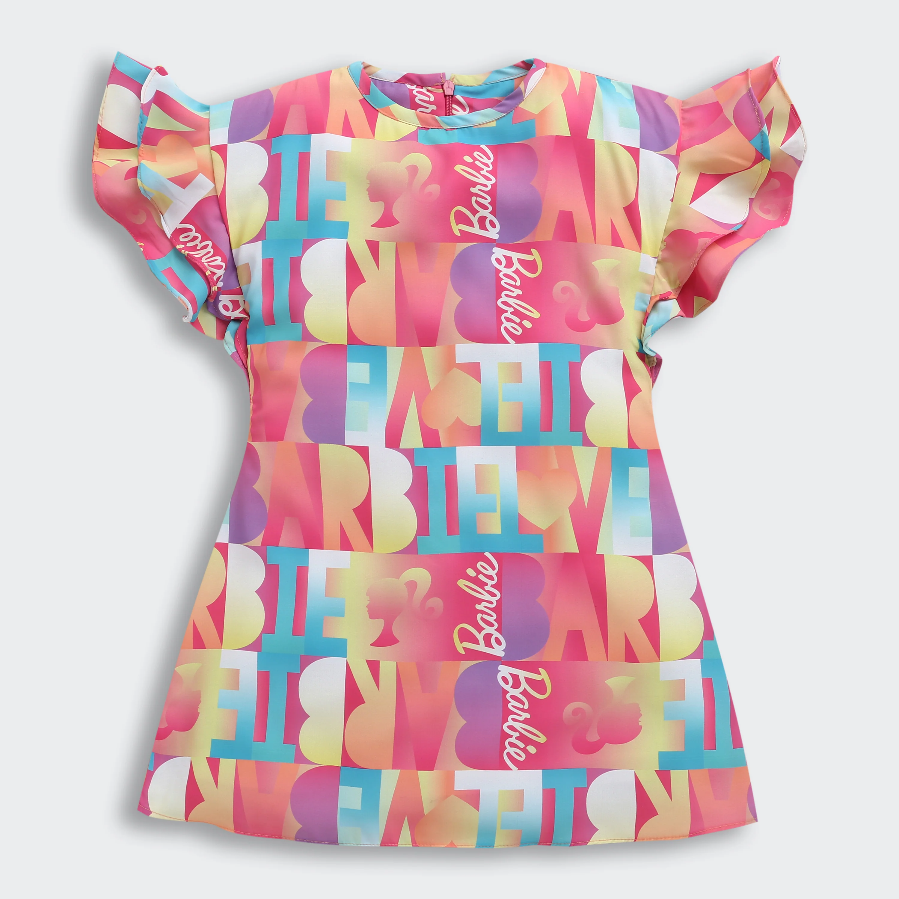 Barbie Round Neck Piped Midi BAM1131 - Image 5