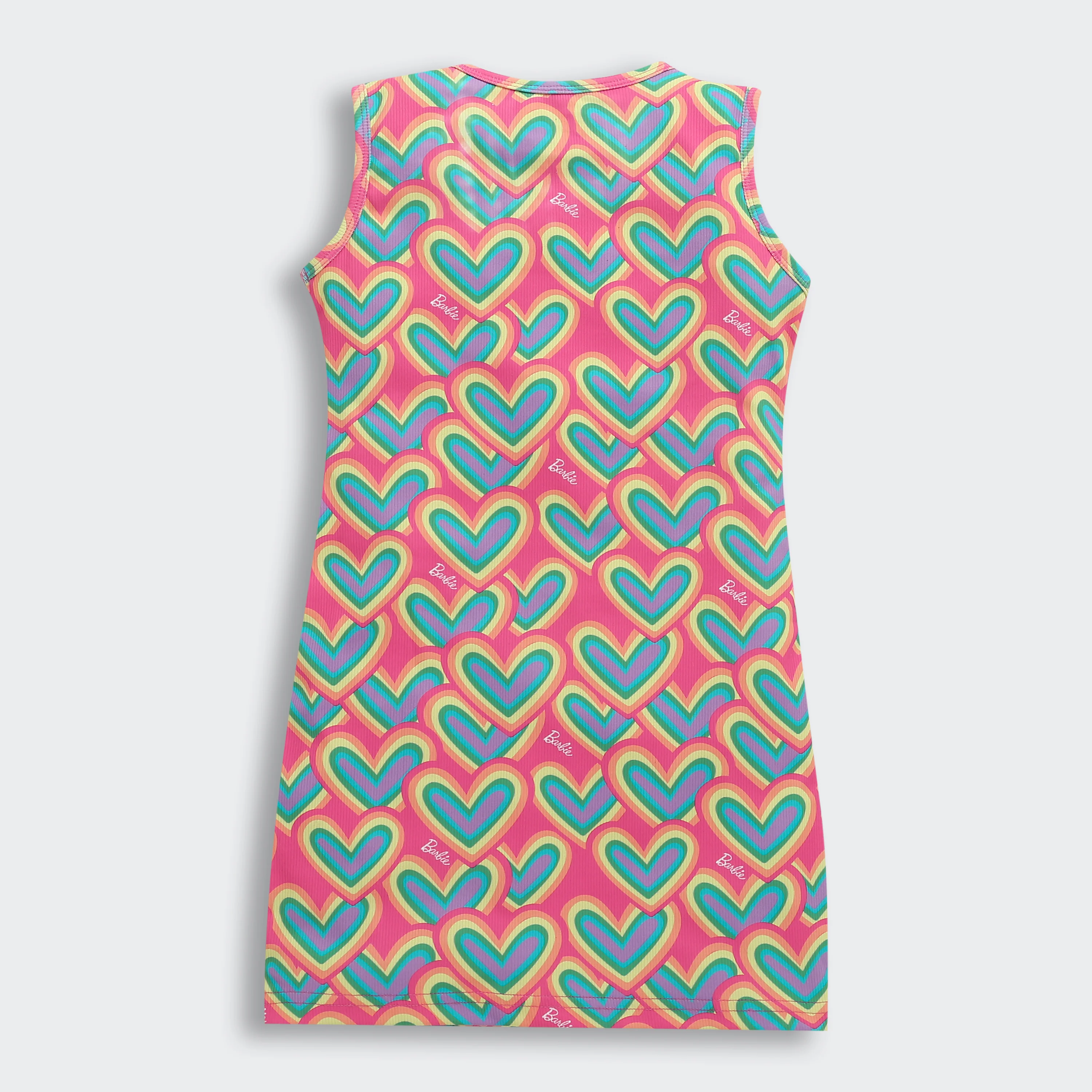 Barbie Round Neck Sleeveless Fitted Midi BAM1105 - Image 6