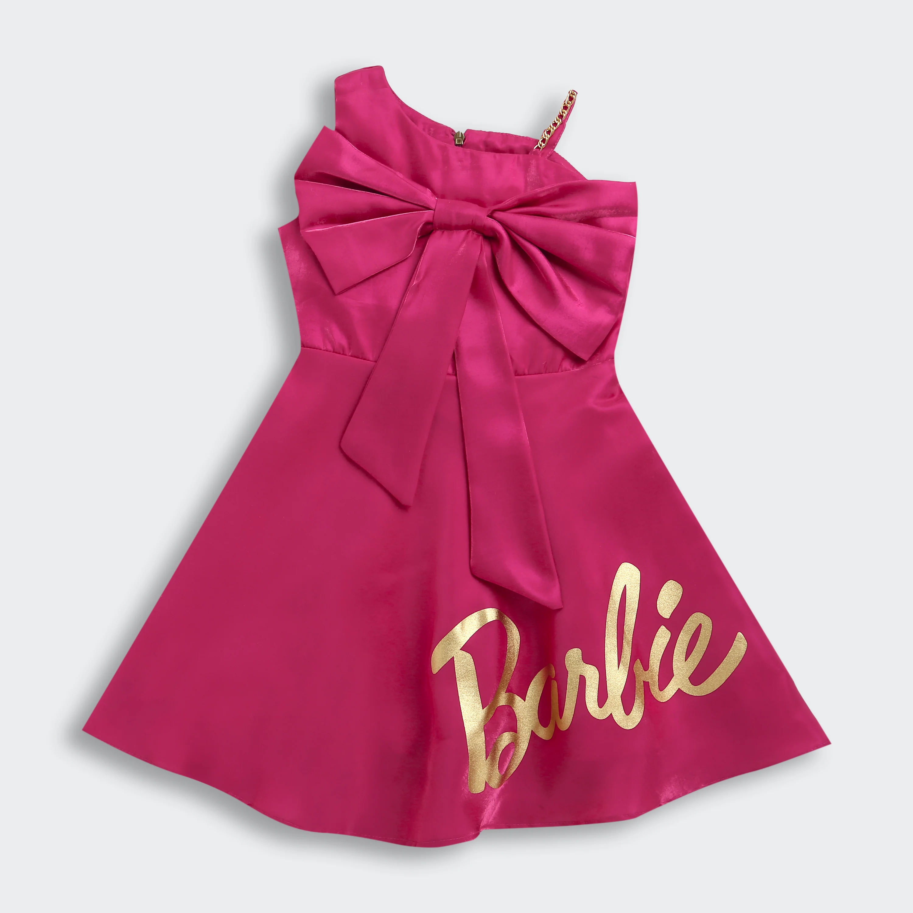 Barbie Satin Bow Detail Party Dress BAF225 - Image 5