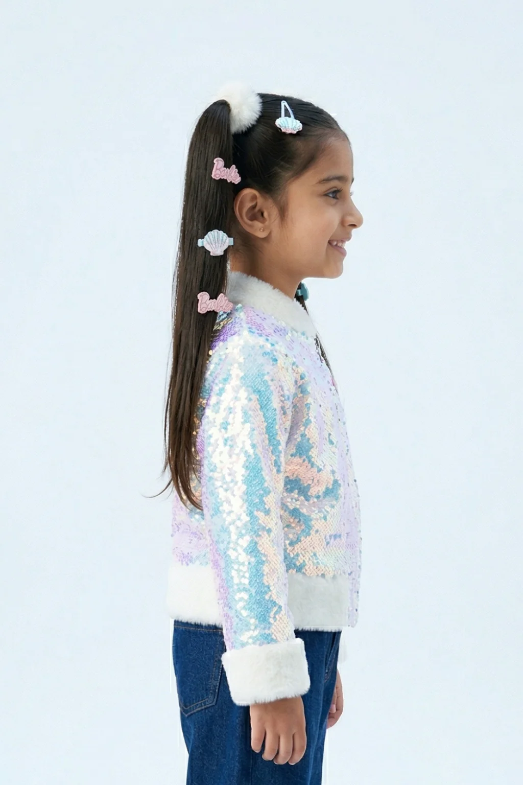 Barbie Sequin Bomber Jacket BAJ2059 - Image 3