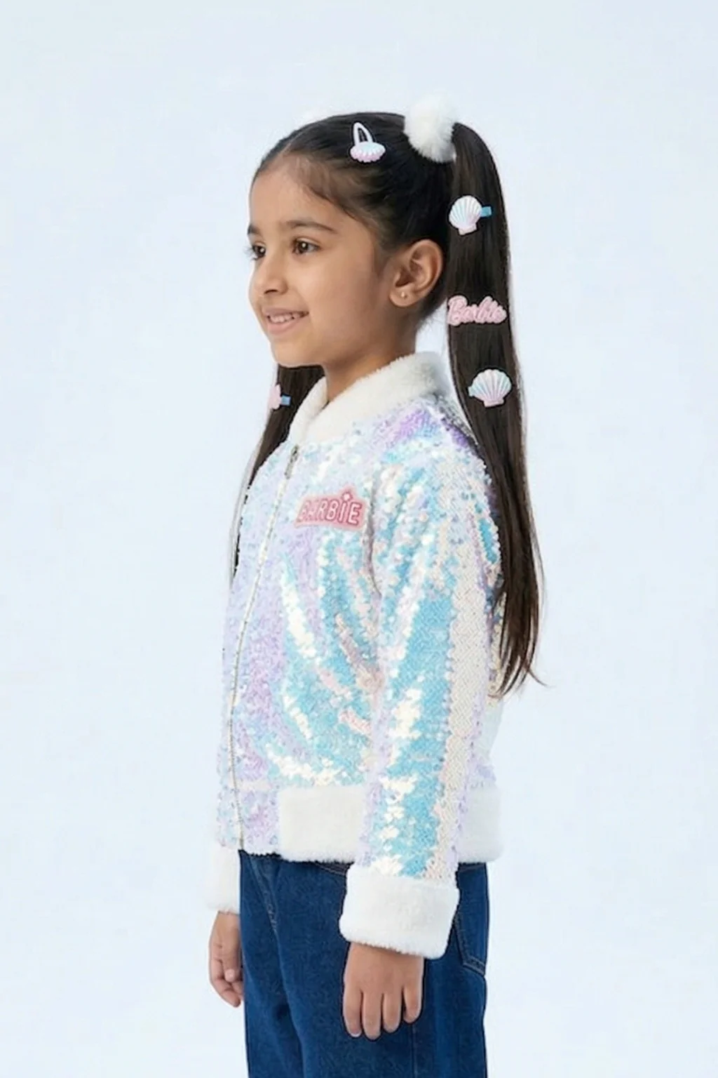 Barbie Sequin Bomber Jacket BAJ2059 - Image 4