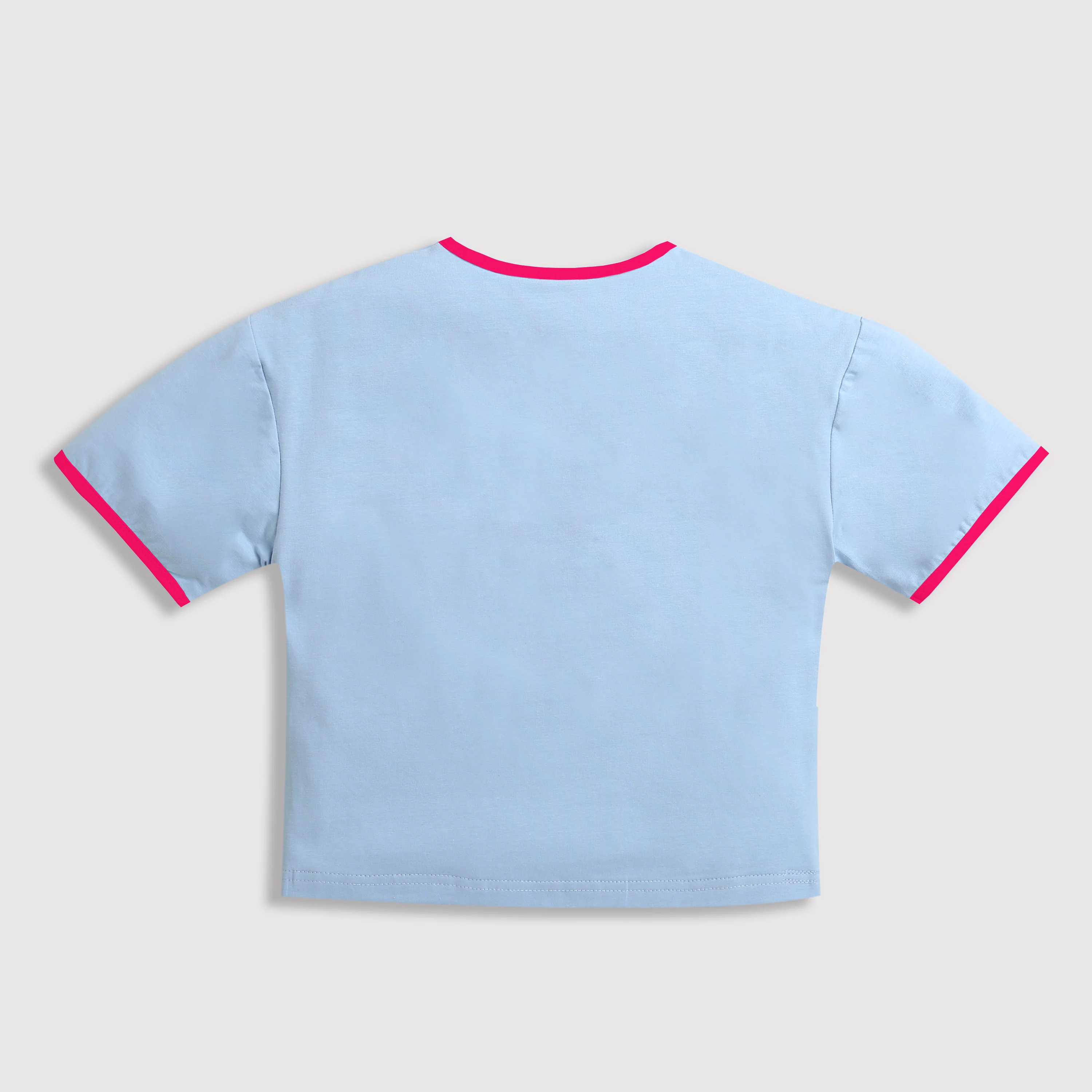 Barbie Soft Powder Blue Logo T-Shirt BATP2092 - Image 6