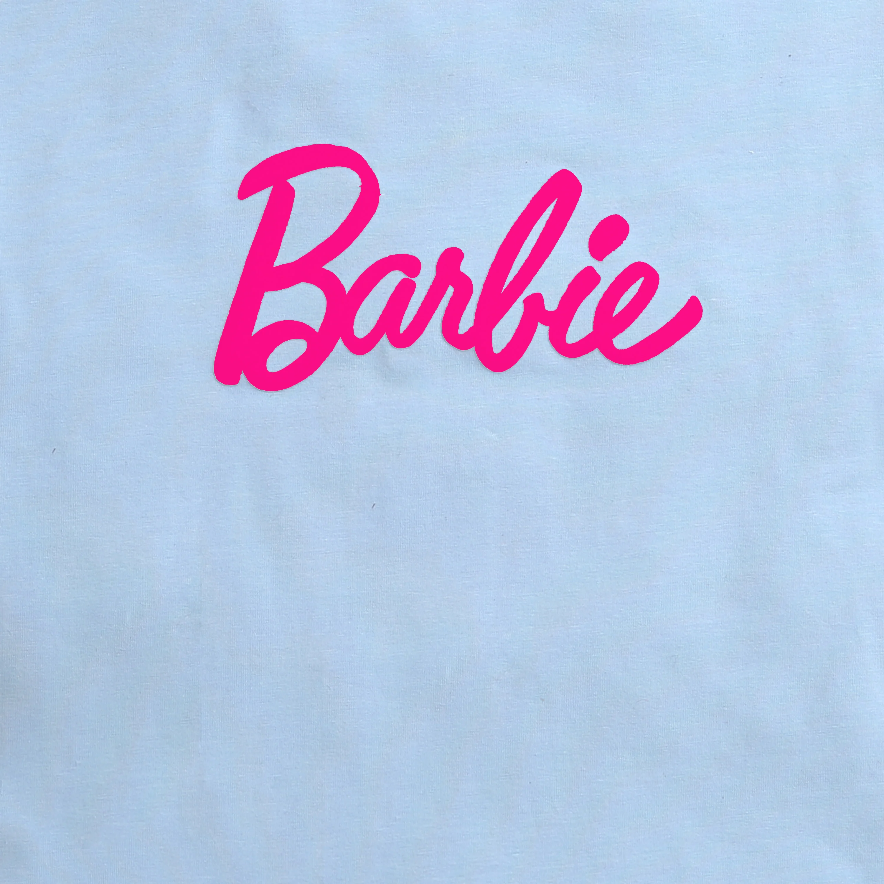 Barbie Soft Powder Blue Logo T-Shirt BATP2092 - Image 8