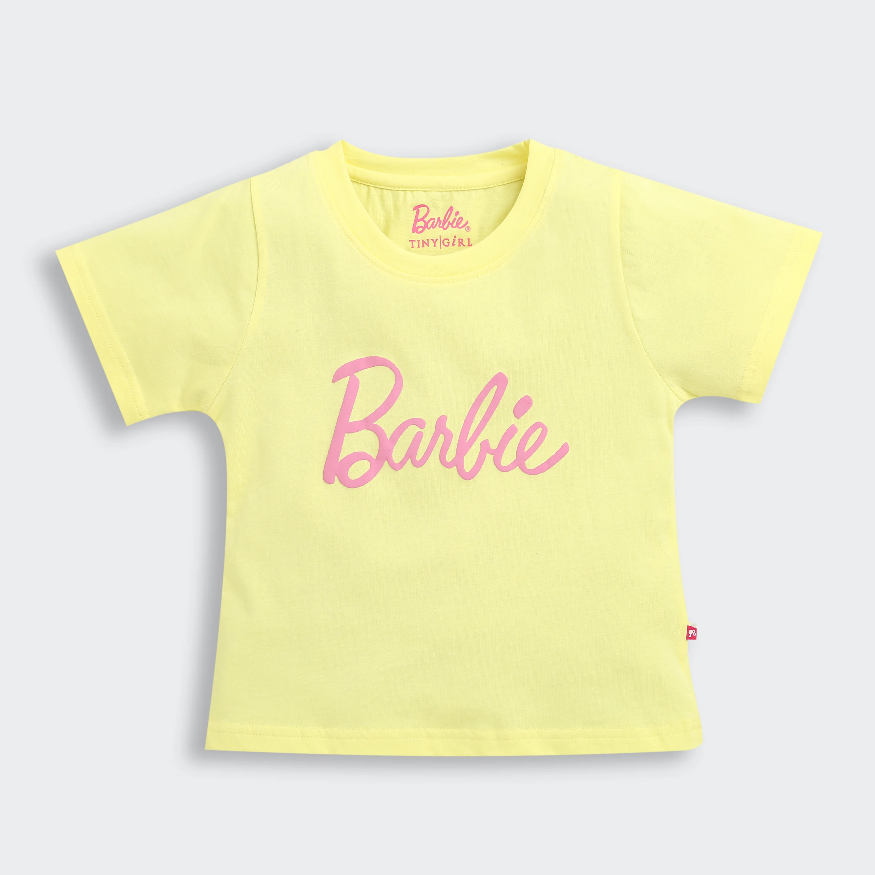 Barbie Soft Yellow Logo Tee BATP2124 - Image 5