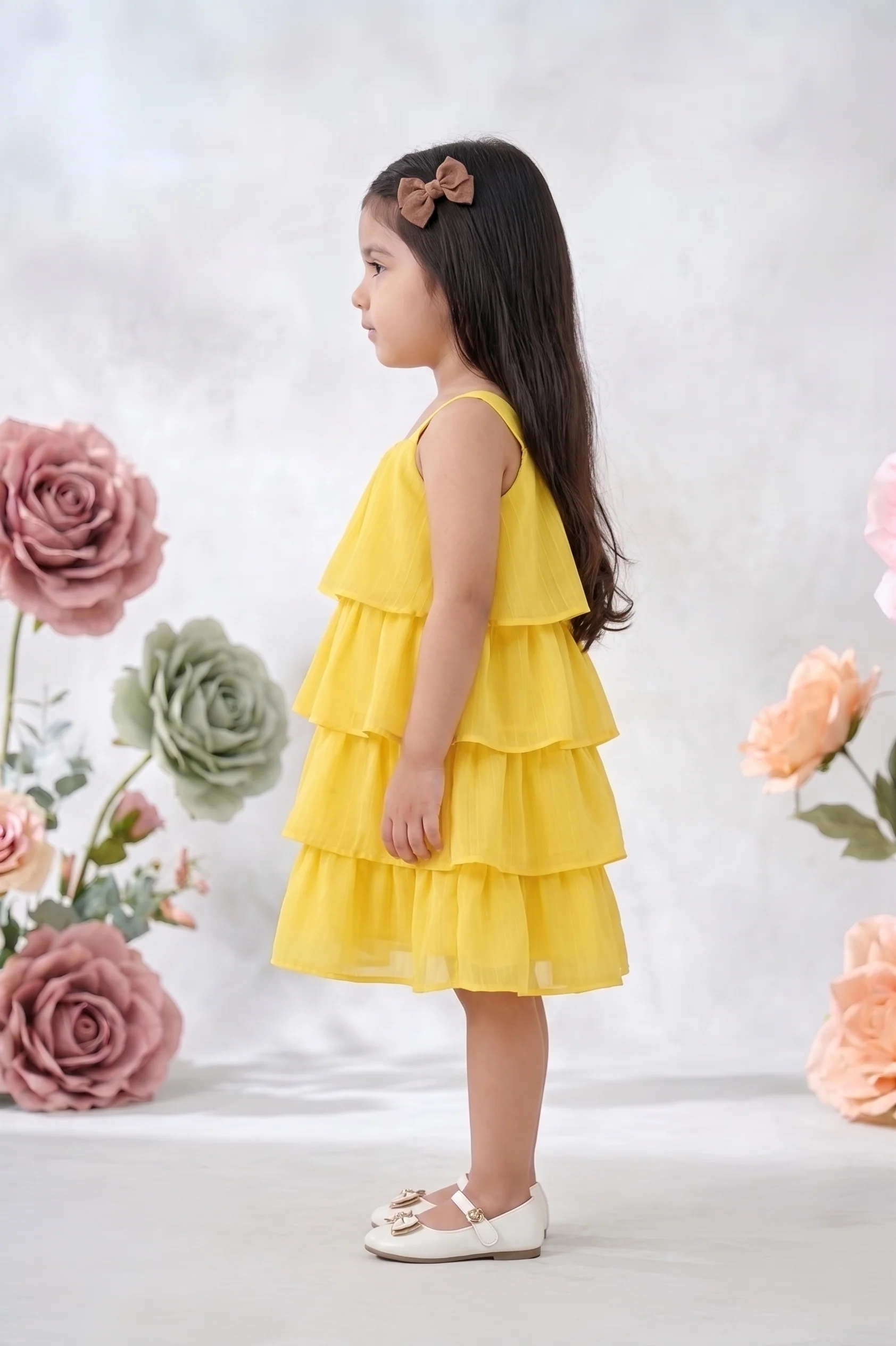 Barbie Spaghetti Neckline Layered Midi Layered BAM1127 - Image 4