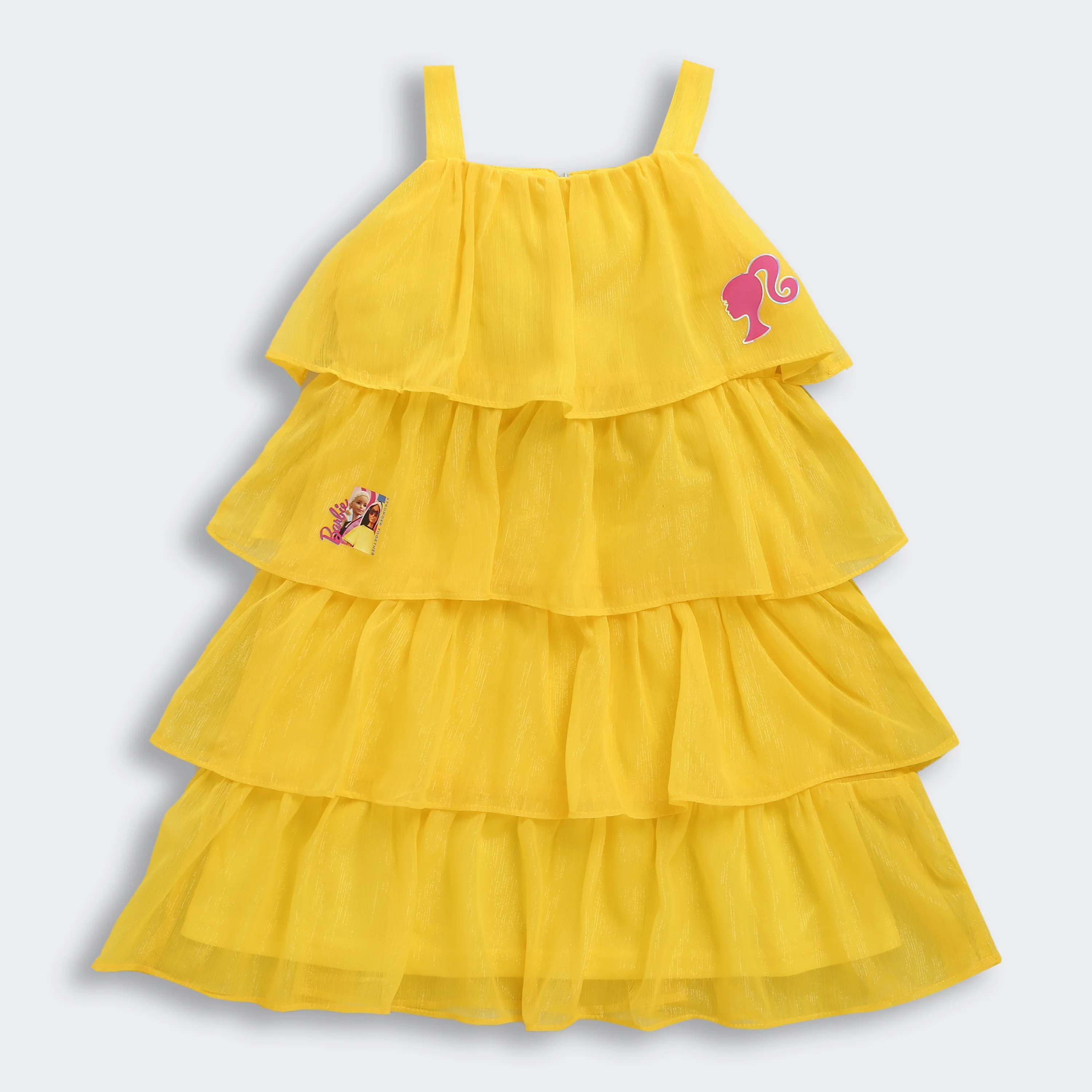 Barbie Spaghetti Neckline Layered Midi Layered BAM1127 - Image 5