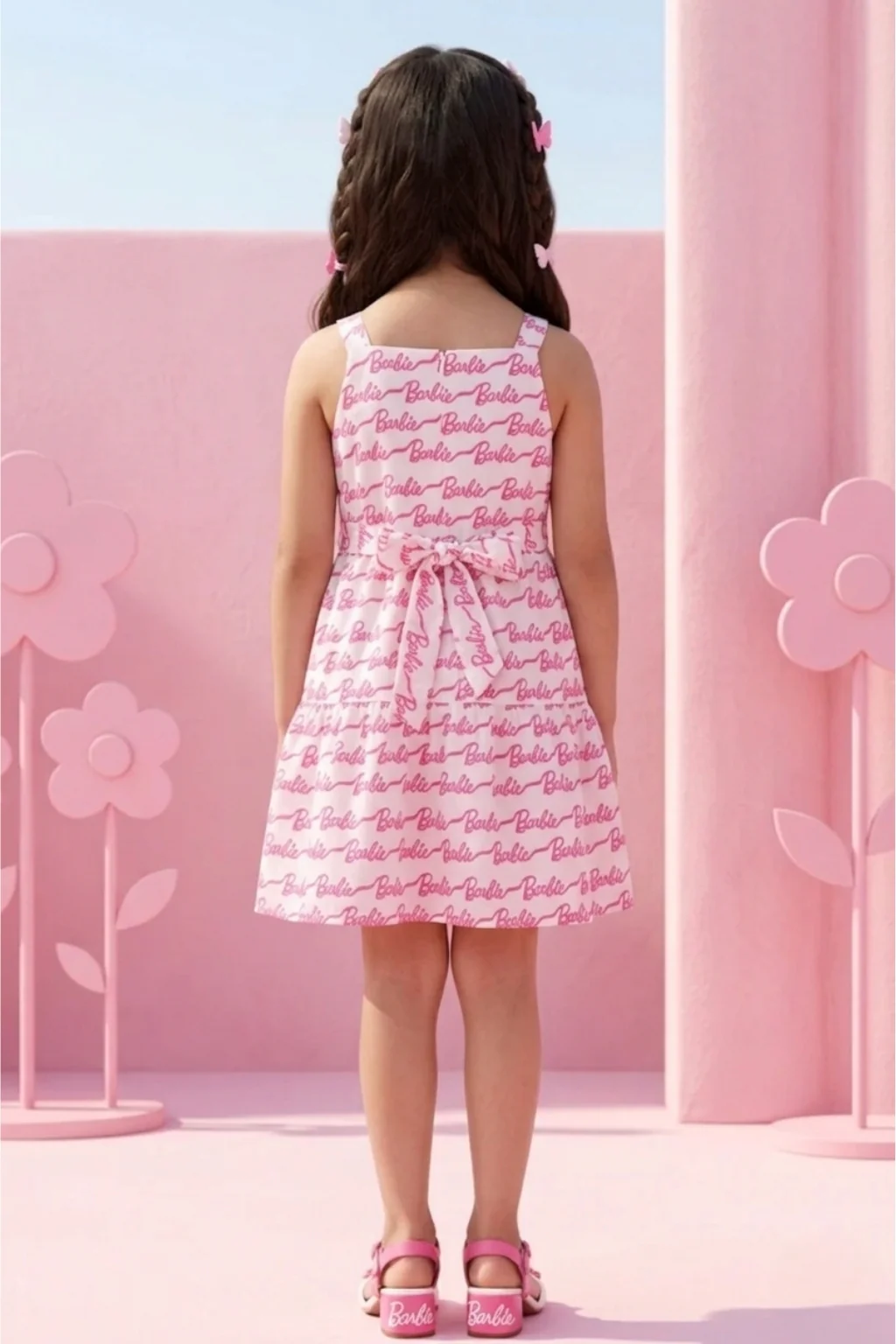 Barbie Spaghetti Strap Calf Length Midi BAM1109 - Image 2