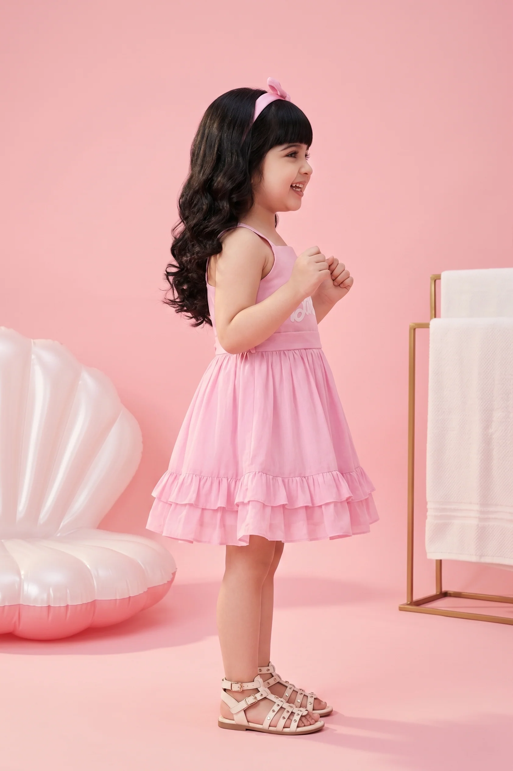 Barbie Spaghetti Strap Midi BAM1115 - Image 4