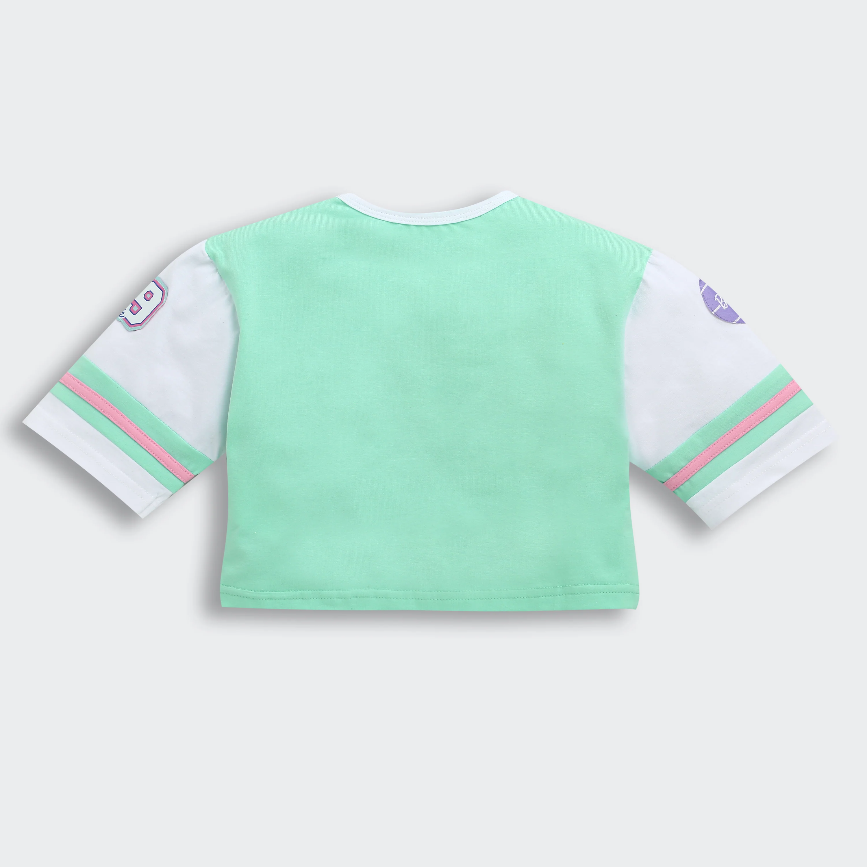 Barbie Turquoise Green Oversized Graphic Tee BATP2084 - Image 6