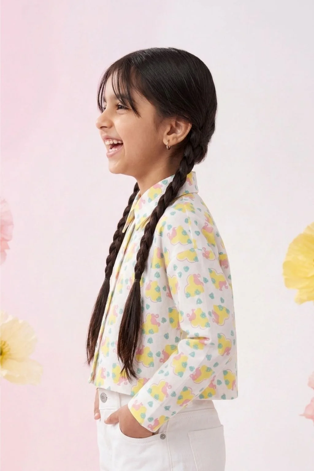 Barbie White Floral Shirt BATP2054 - Image 4