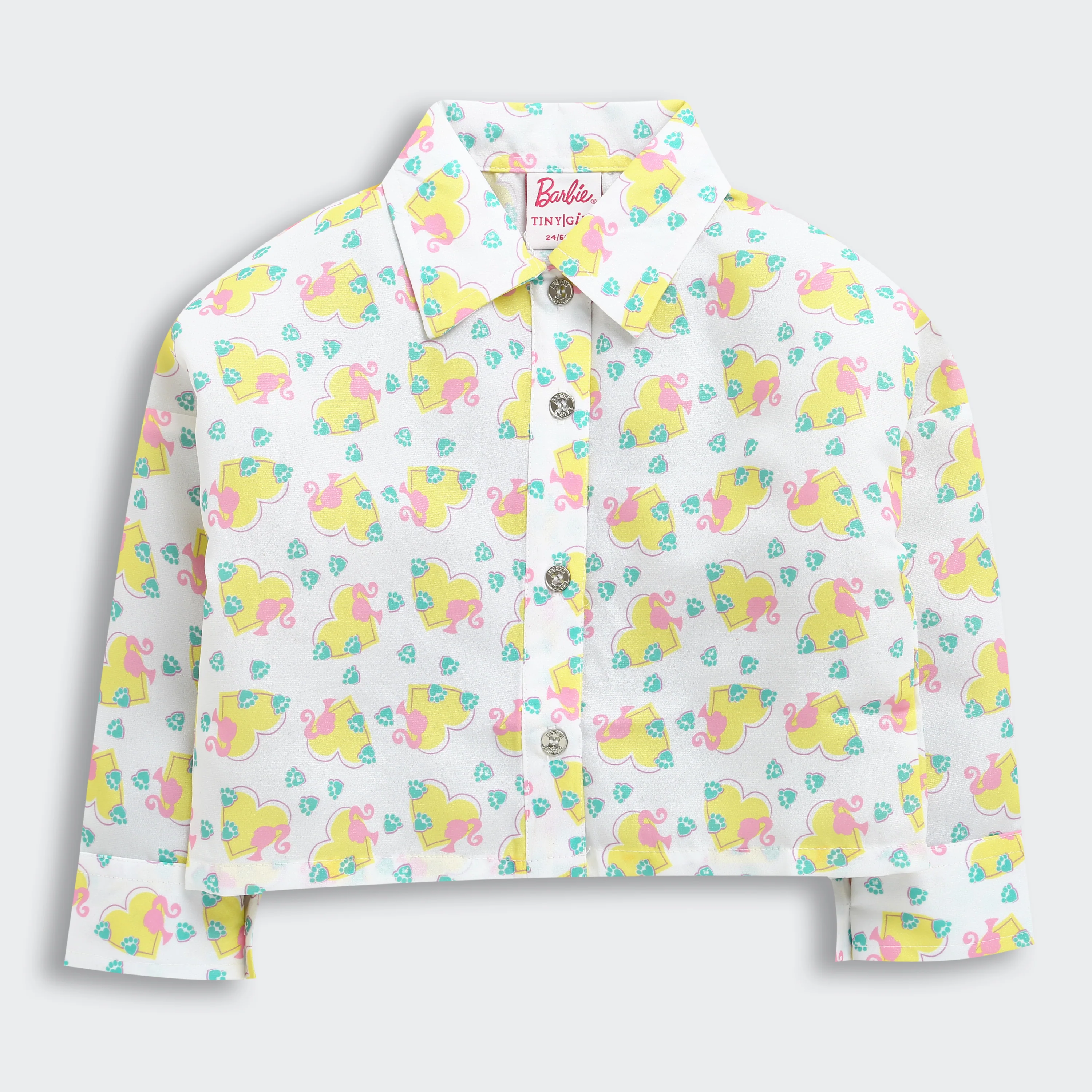 Barbie White Floral Shirt BATP2054 - Image 5