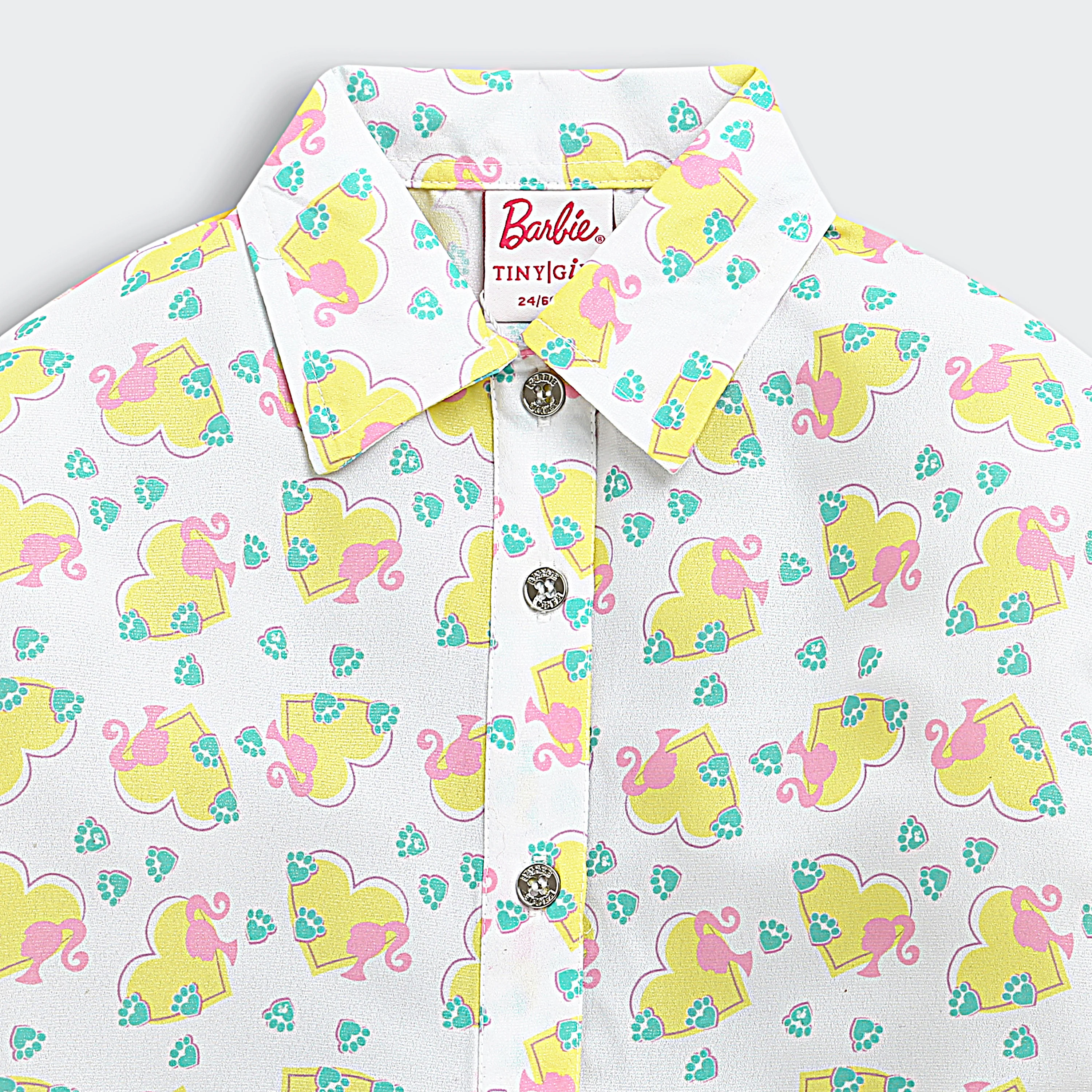 Barbie White Floral Shirt BATP2054 - Image 7