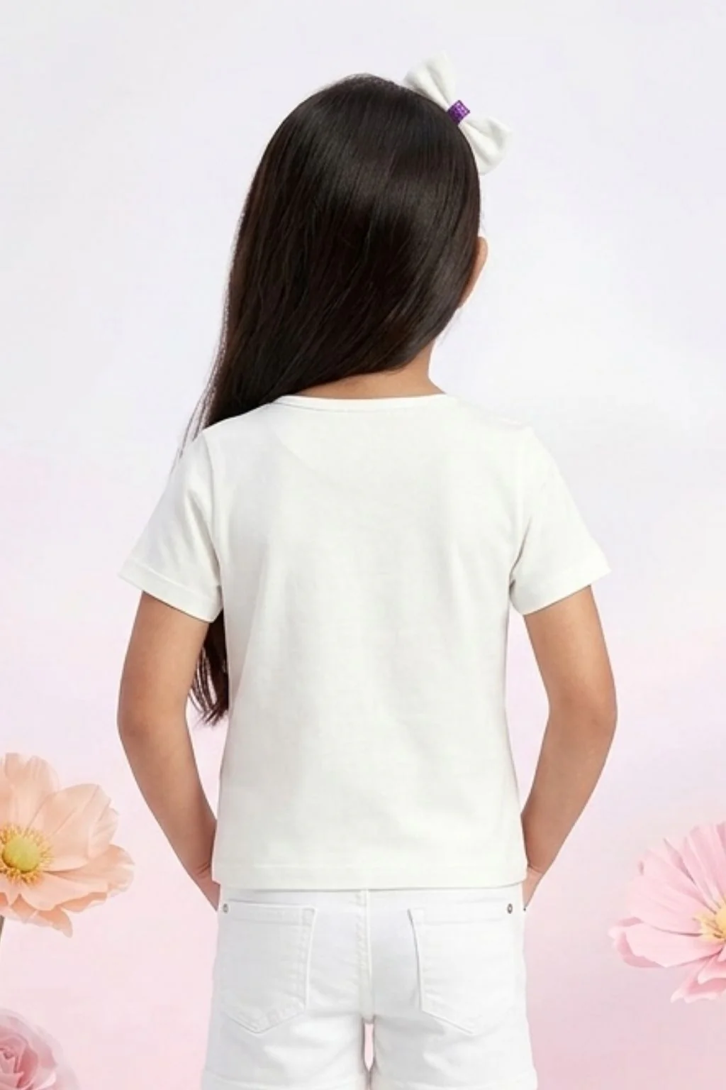 Barbie White Quote Casual Tee BATP2120 - Image 2