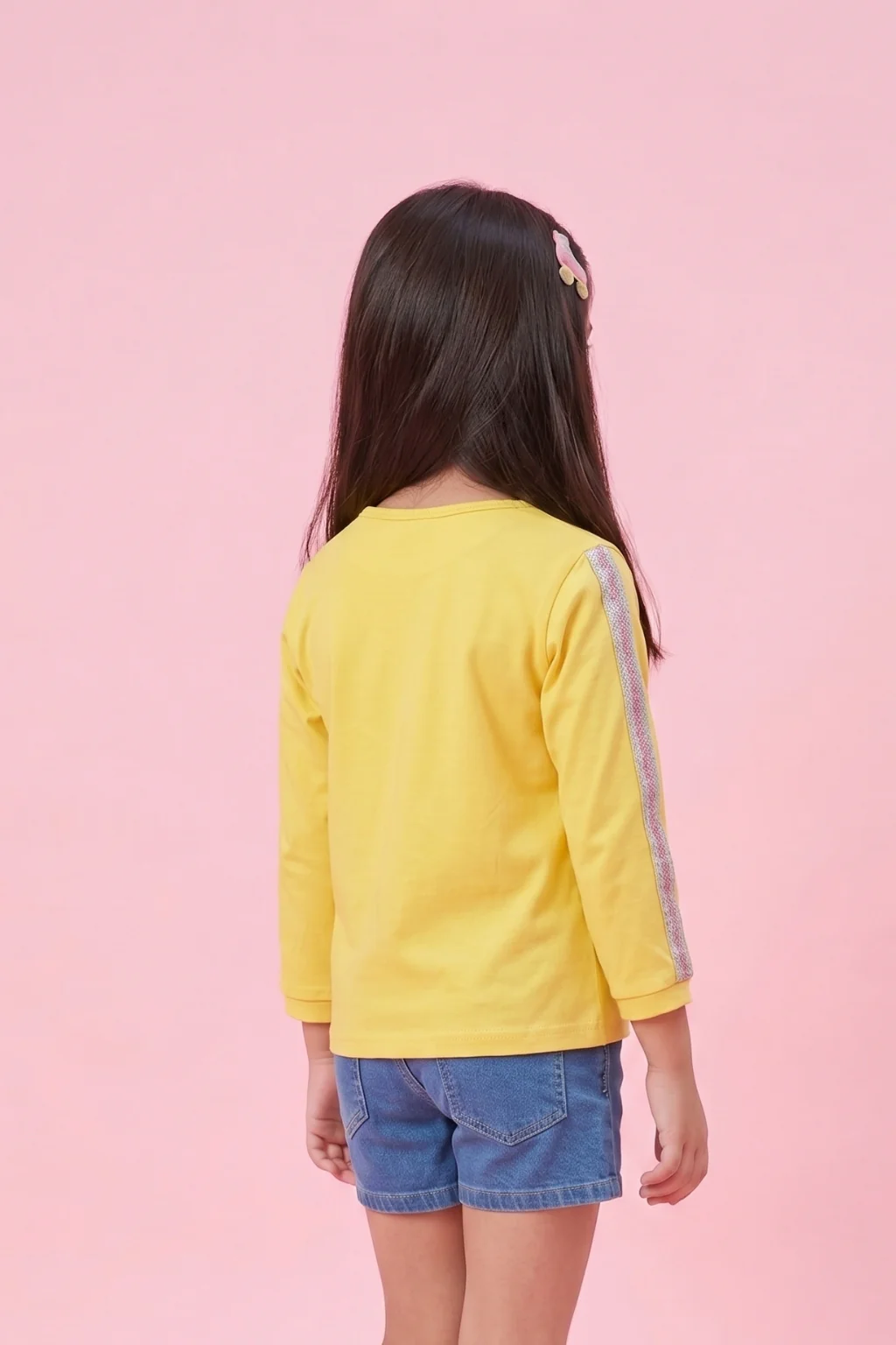 Barbie Yellow Graphic T-Shirt BATP2166 - Image 2